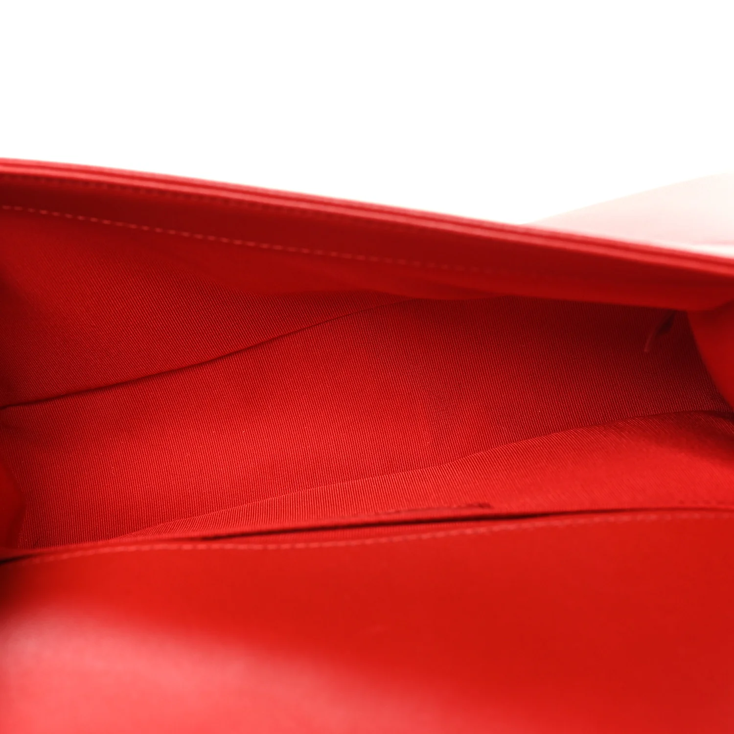 Lambskin Quilted Medium Boy Flap Red - Image 5