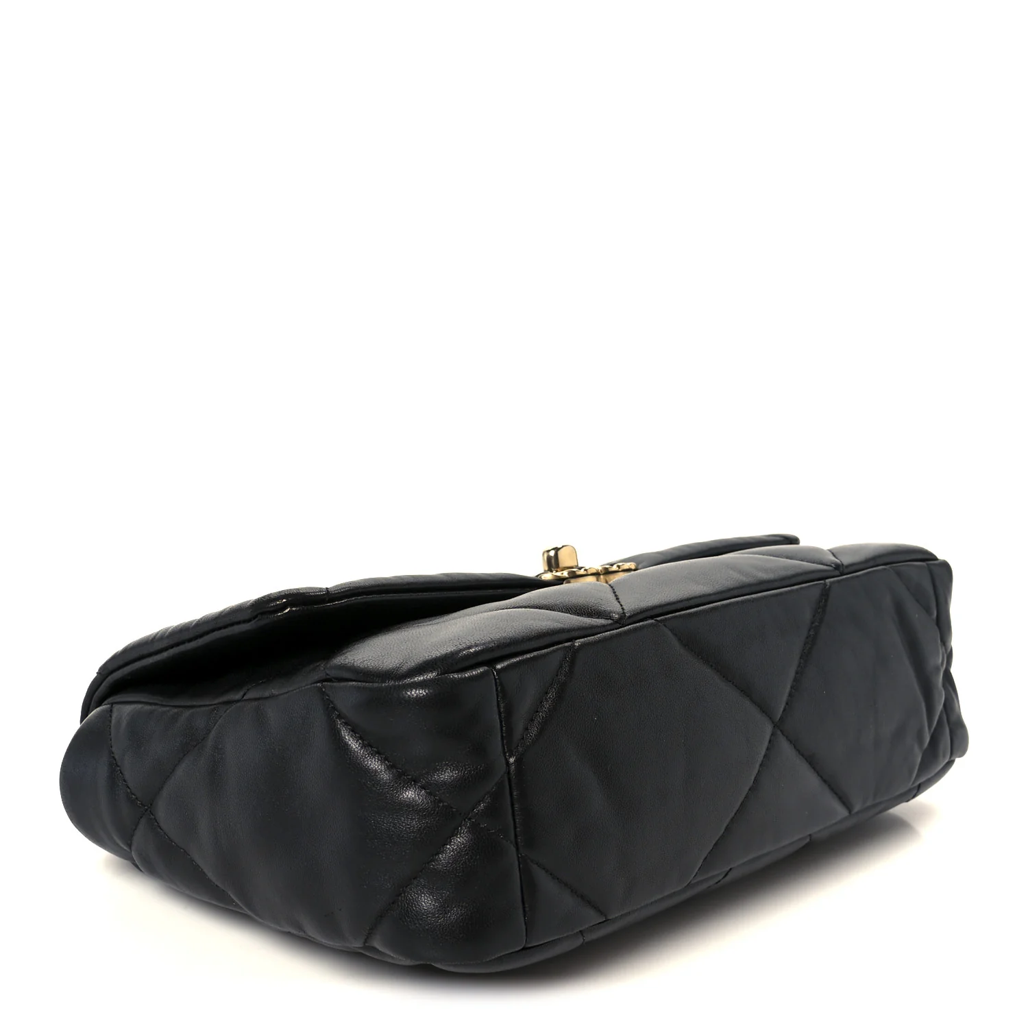 Lambskin Quilted Medium Chanel 19 Flap Black - Image 4