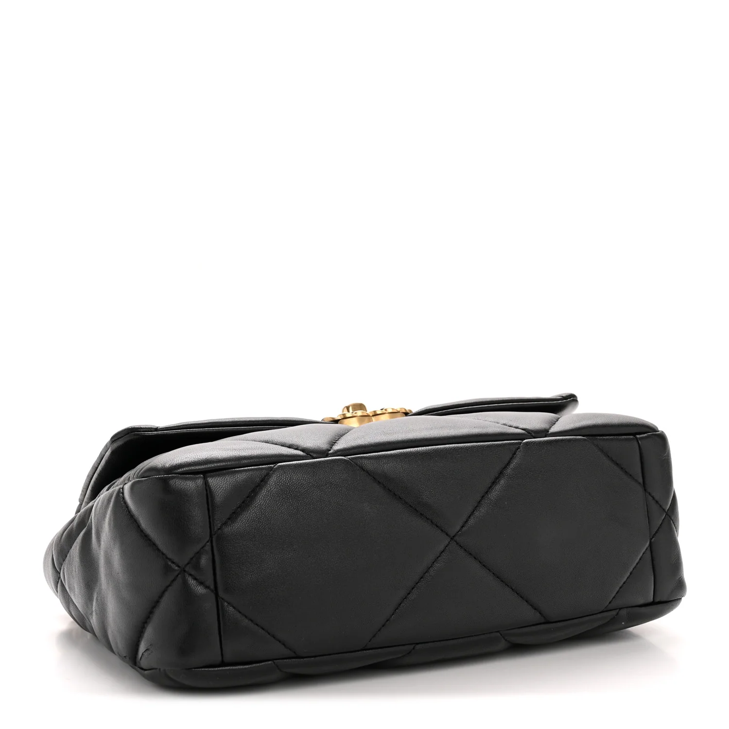 Lambskin Quilted Medium Chanel 19 Flap Black - Image 4