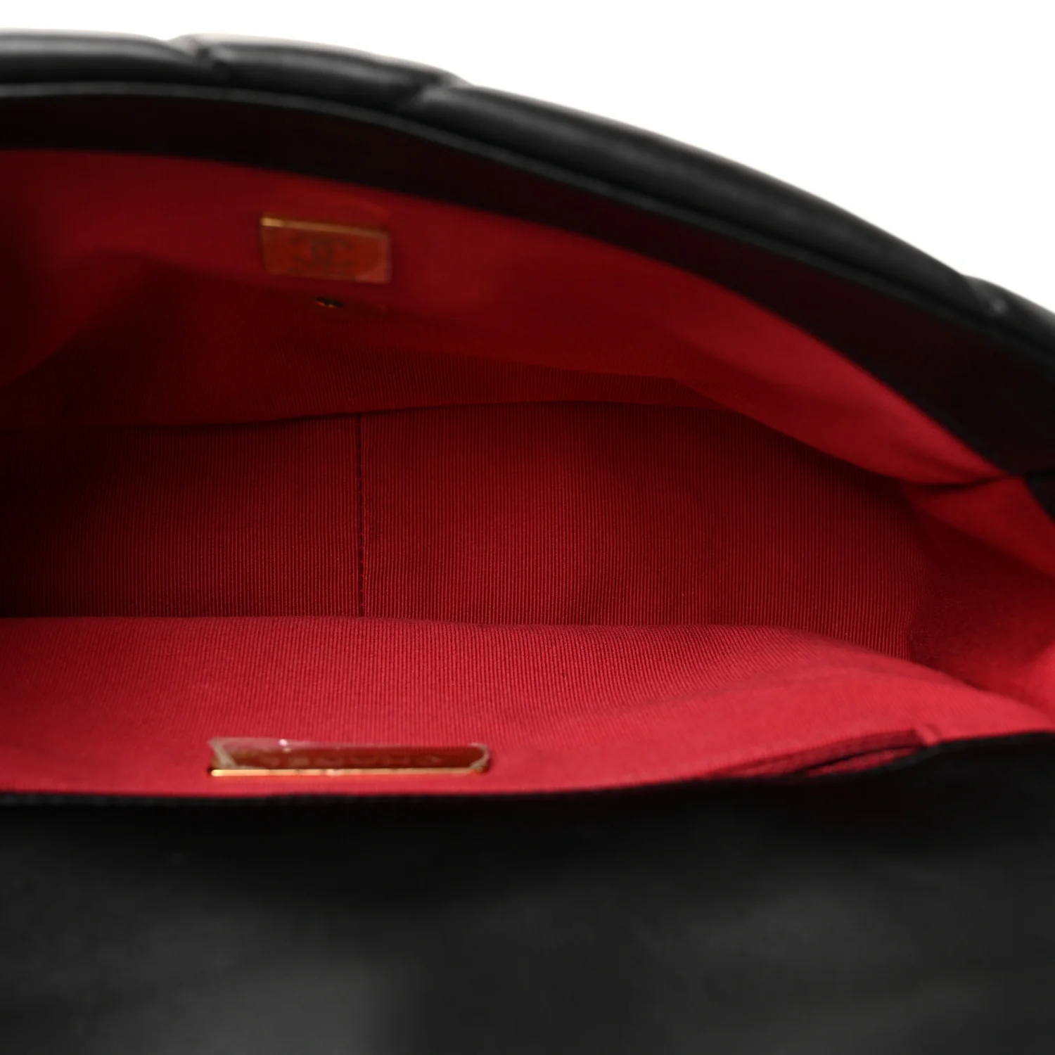 Lambskin Quilted Medium Chanel 19 Flap Black - Image 5