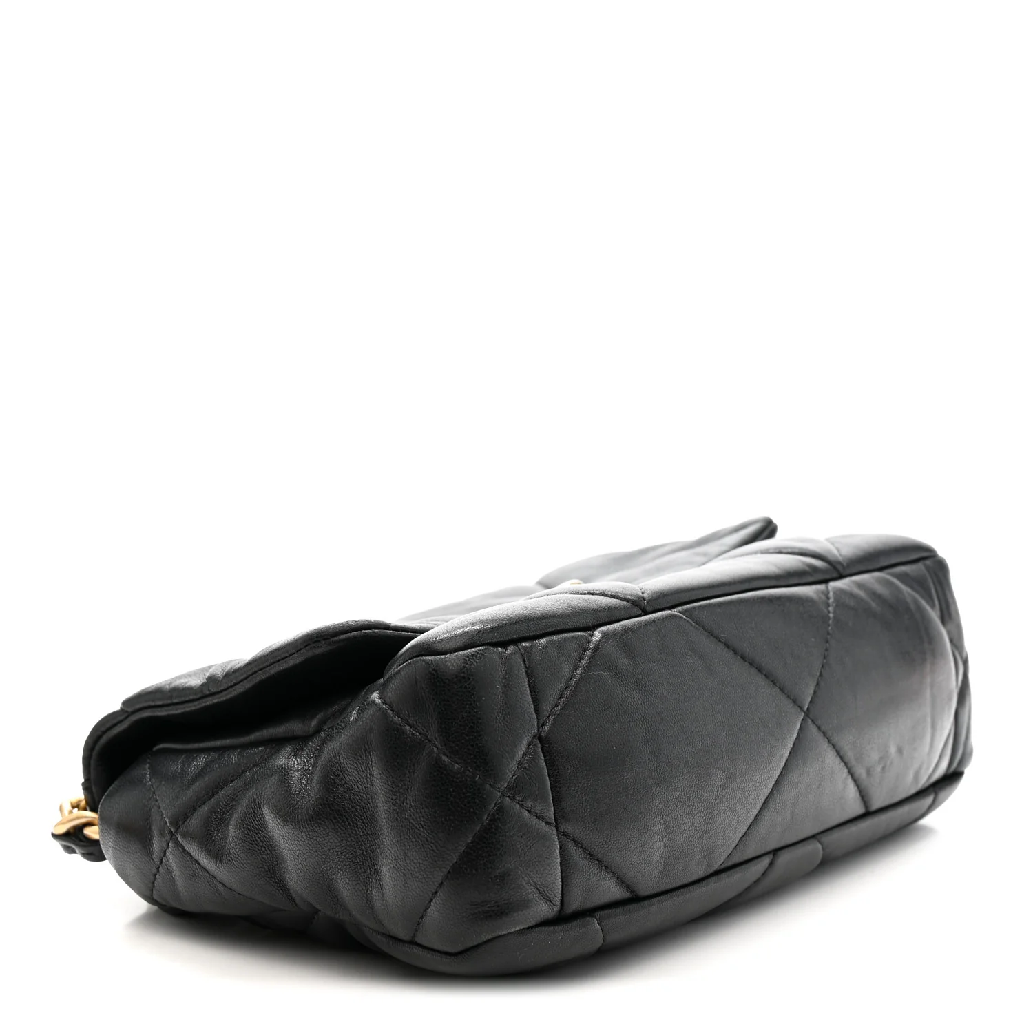 Lambskin Quilted Medium Chanel 19 Flap Black - Image 4