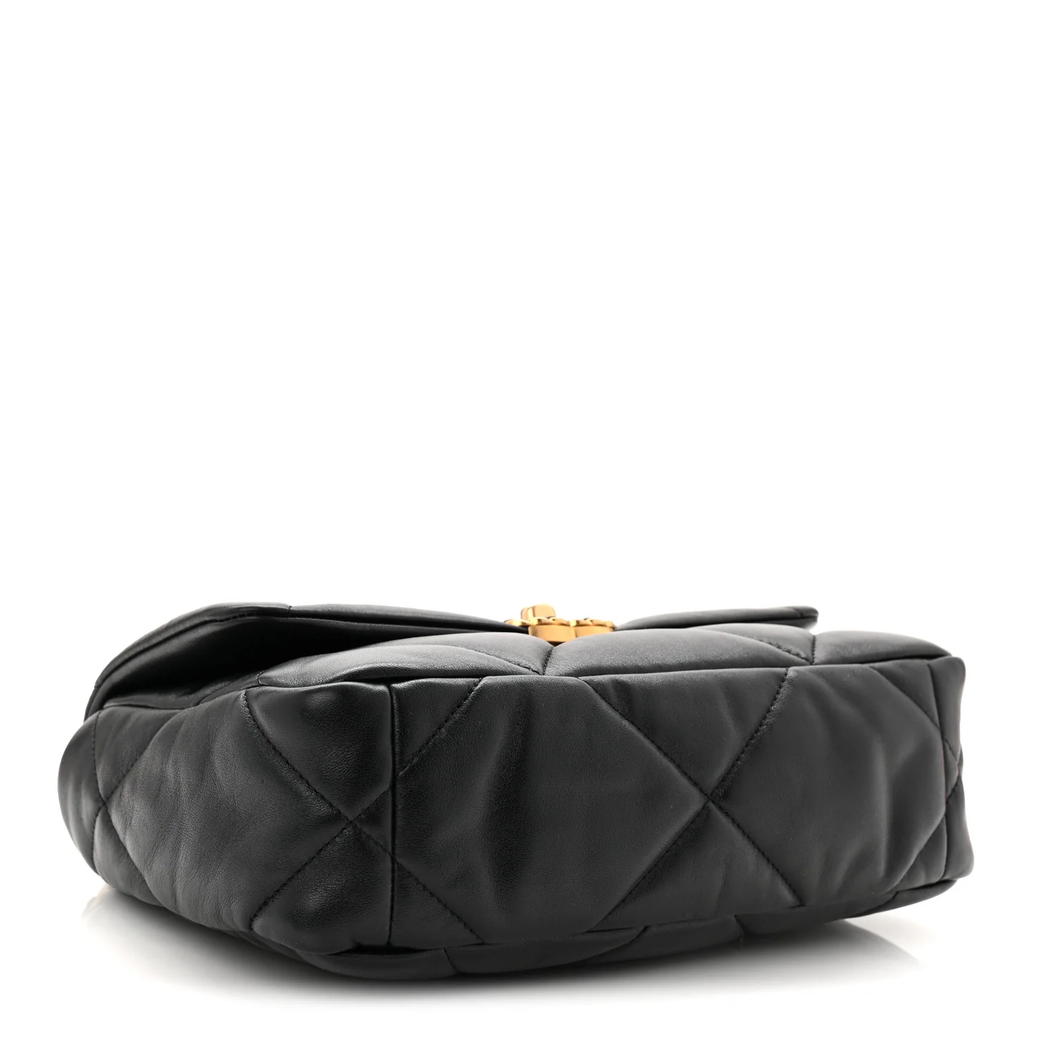 Lambskin Quilted Medium Chanel 19 Flap Black - Image 6