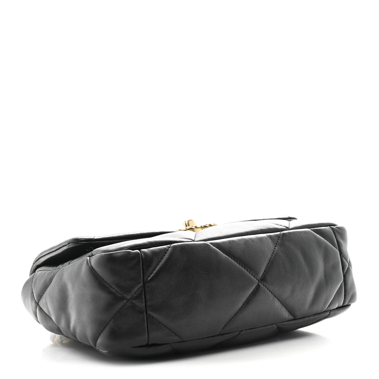 Lambskin Quilted Medium Chanel 19 Flap Black - Image 4