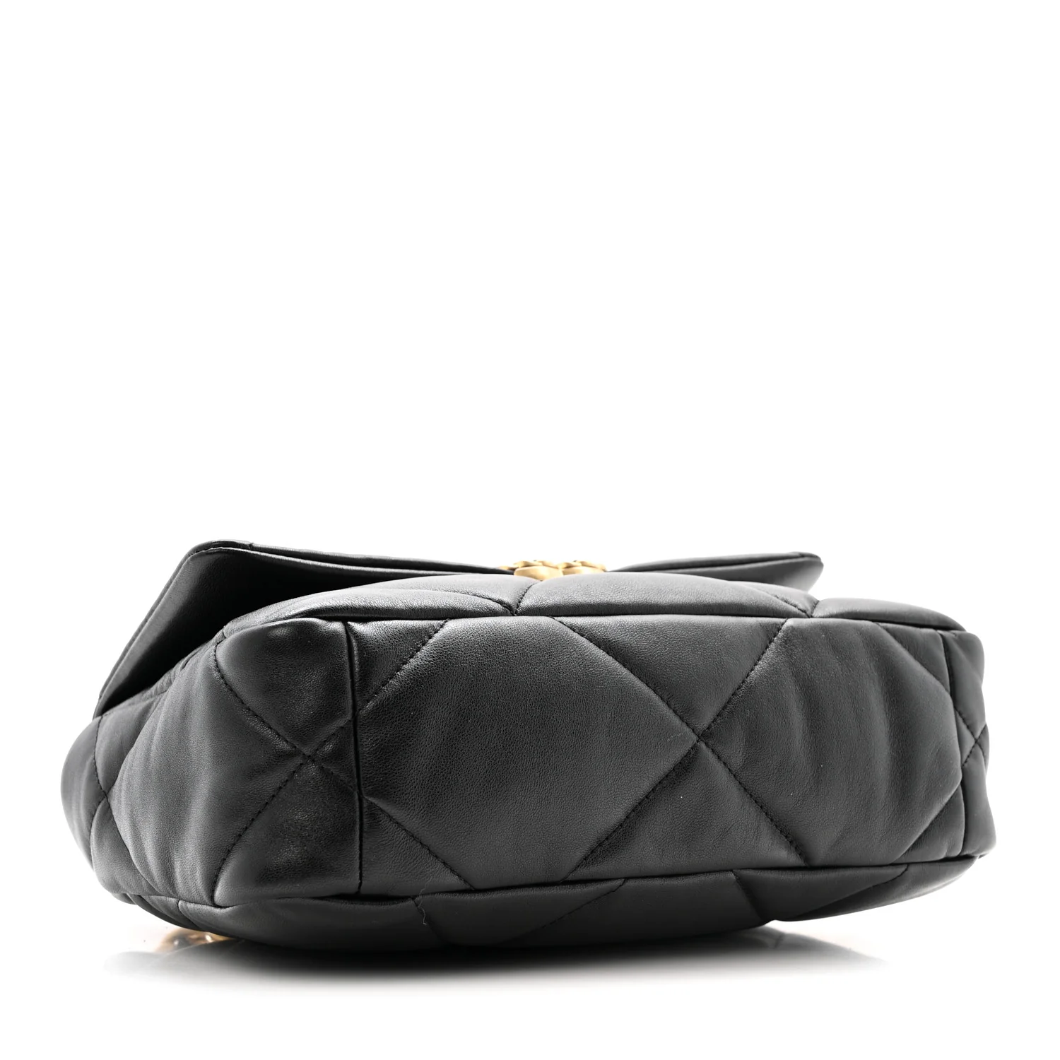 Lambskin Quilted Medium Chanel 19 Flap Black - Image 4