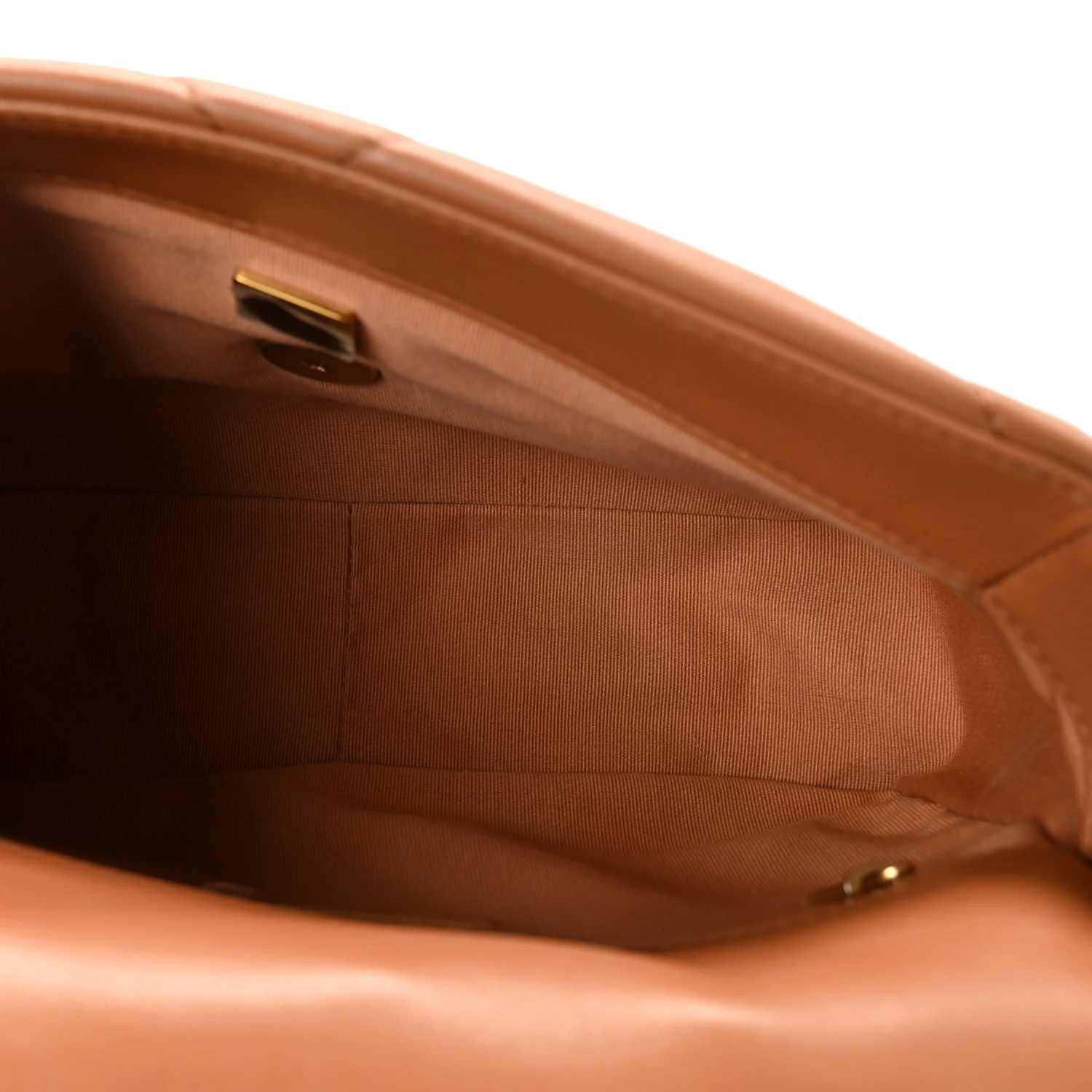 Lambskin Quilted Medium Chanel 19 Flap Brown - Image 5