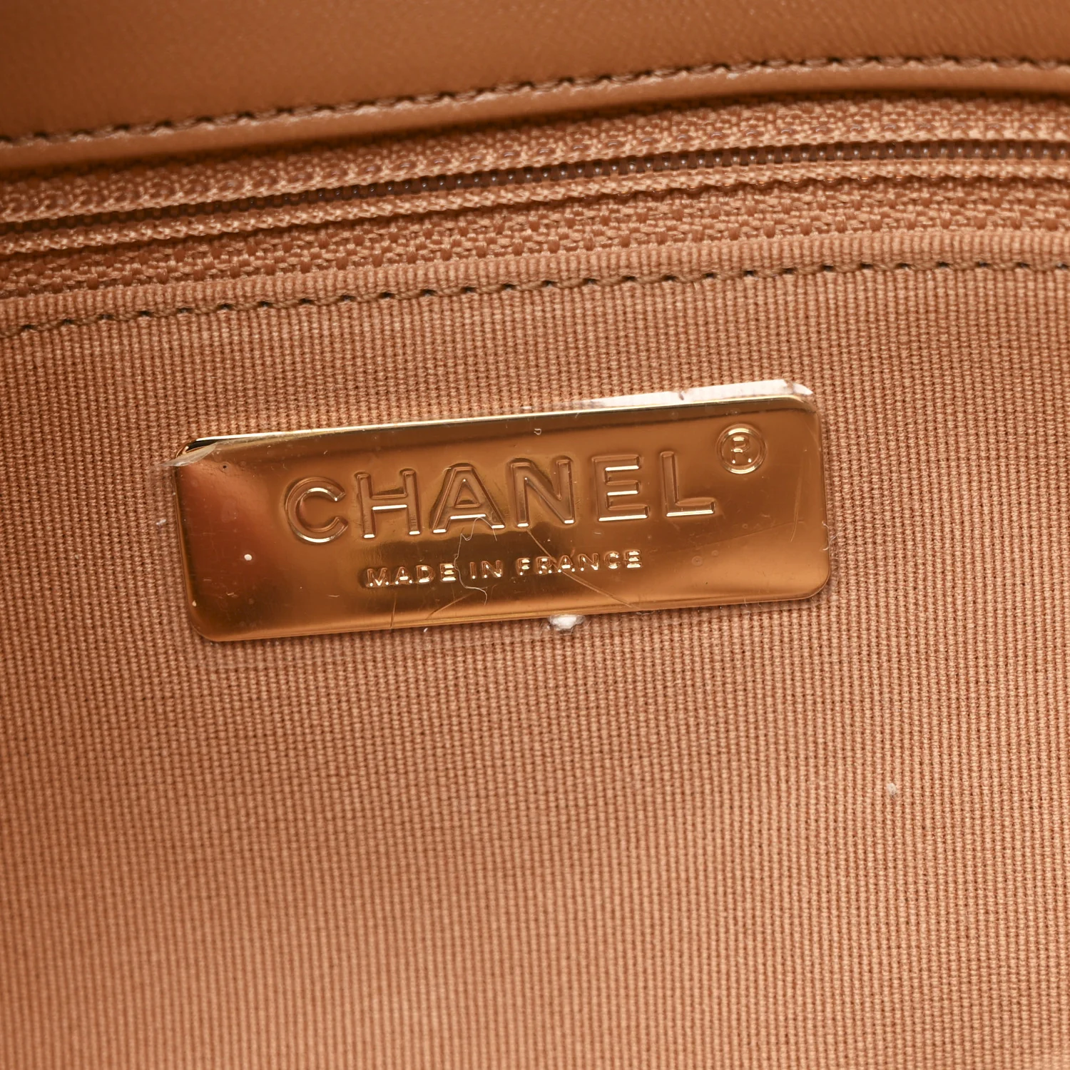 Lambskin Quilted Medium Chanel 19 Flap Brown - Image 6