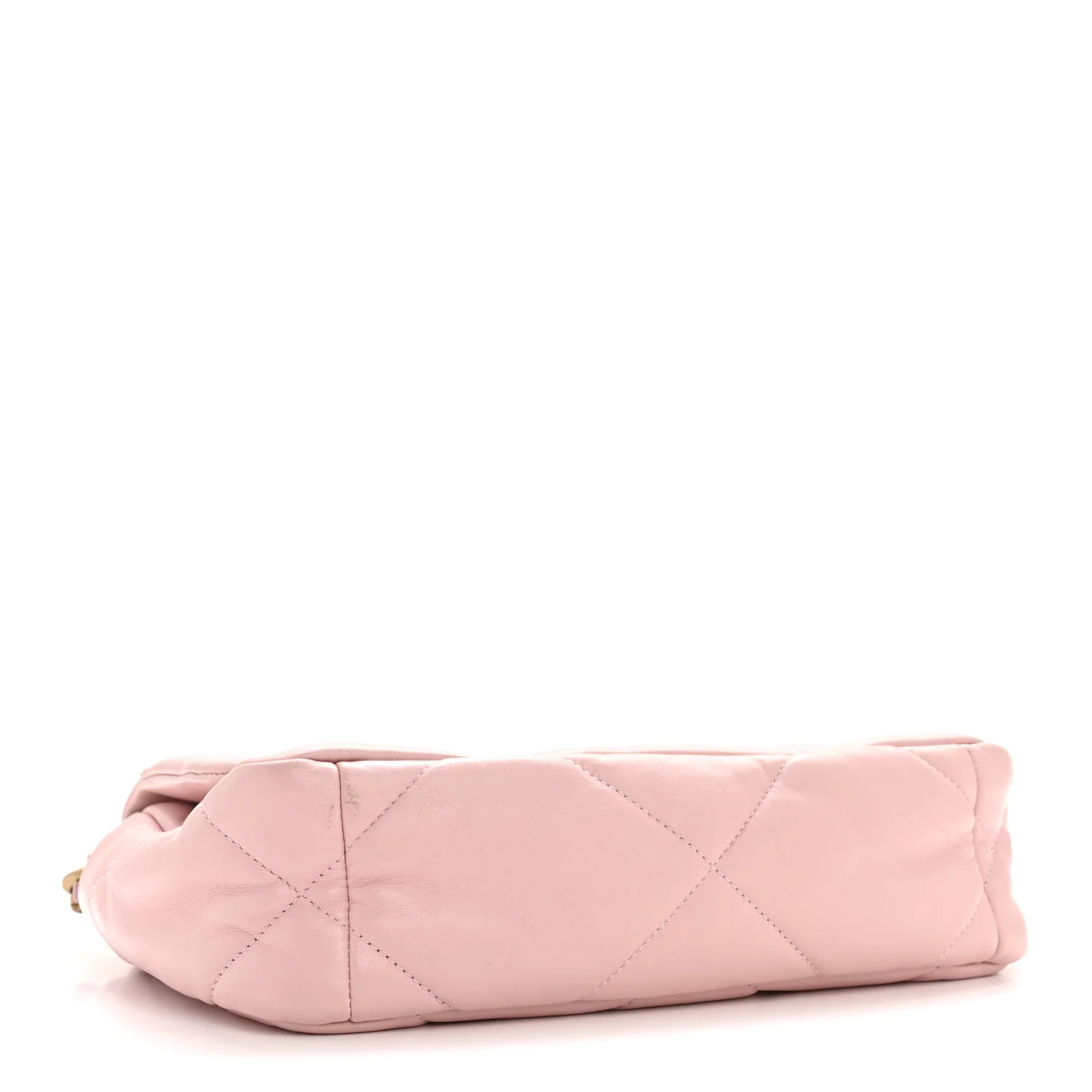 Lambskin Quilted Medium Chanel 19 Flap Light Pink - Image 4