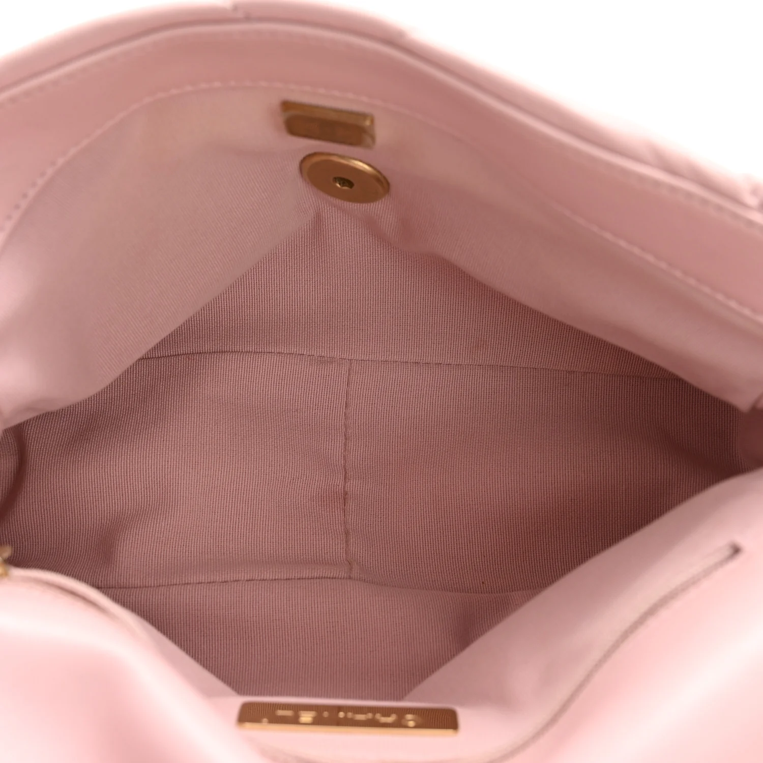 Lambskin Quilted Medium Chanel 19 Flap Light Pink - Image 5