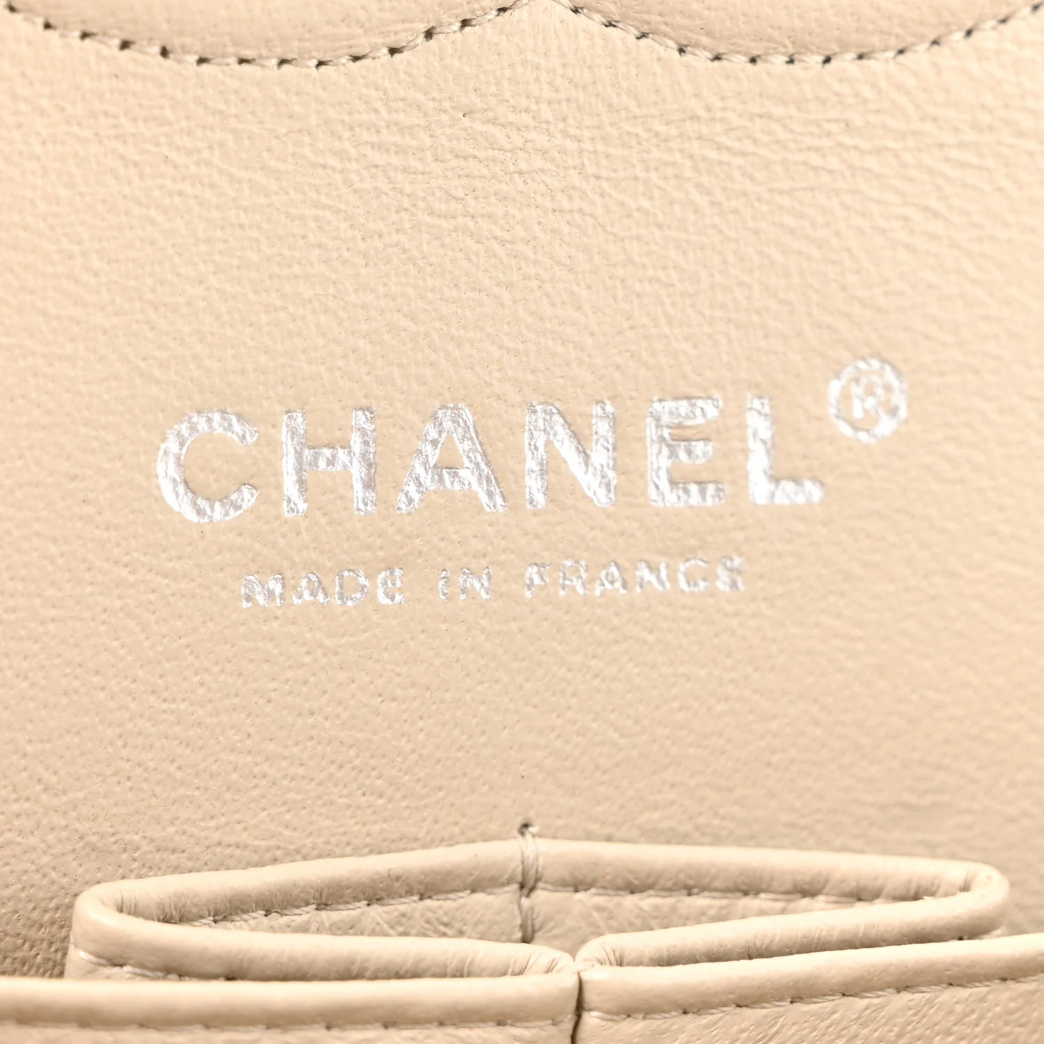 Lambskin Quilted Medium Double Flap Bijoux Chain Ivory - Image 10