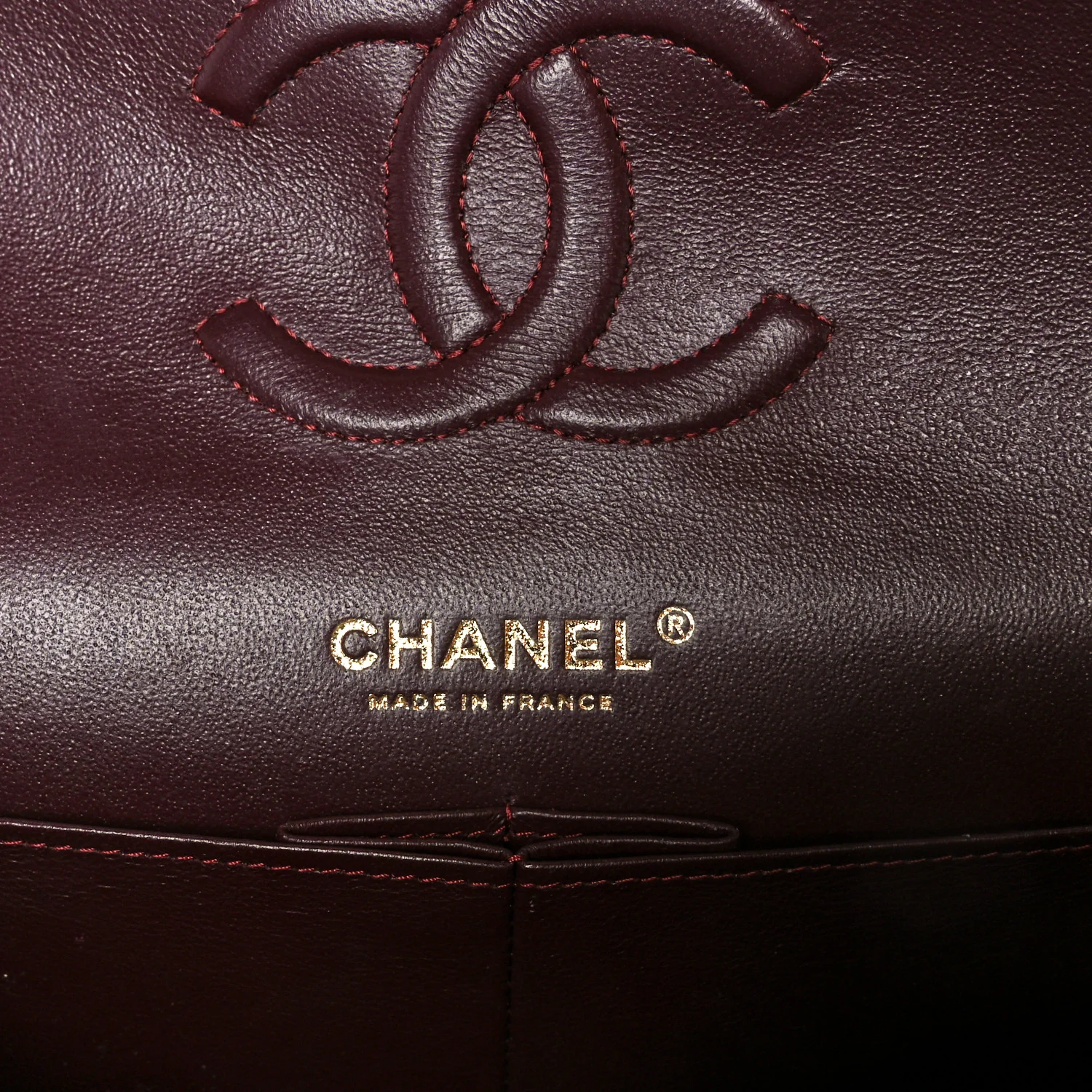 Lambskin Quilted Medium Double Flap Black - Image 6