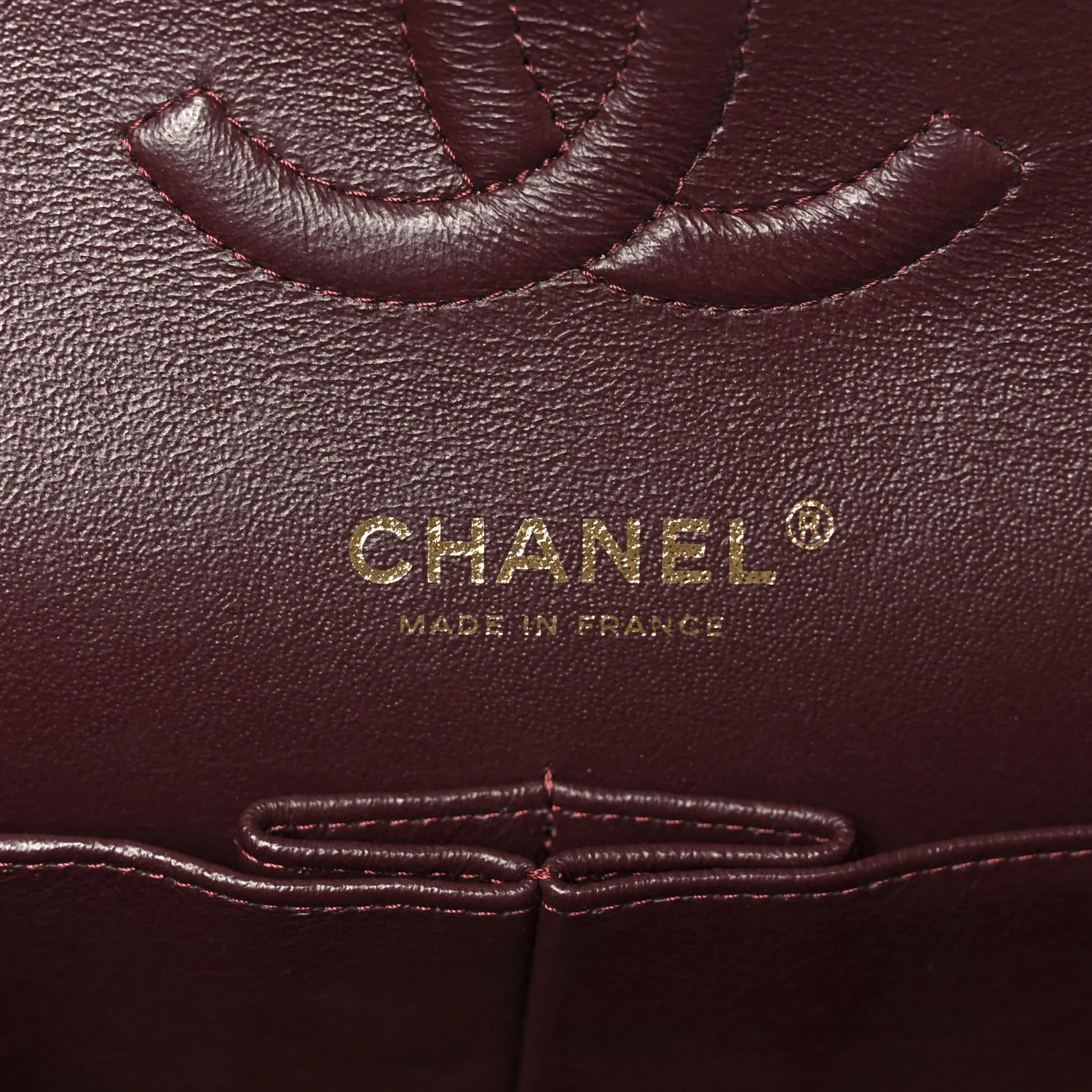 Lambskin Quilted Medium Double Flap Black - Image 6