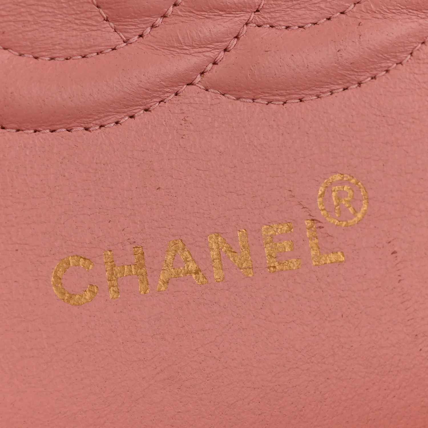 Lambskin Quilted Medium Double Flap Light Pink - Image 6