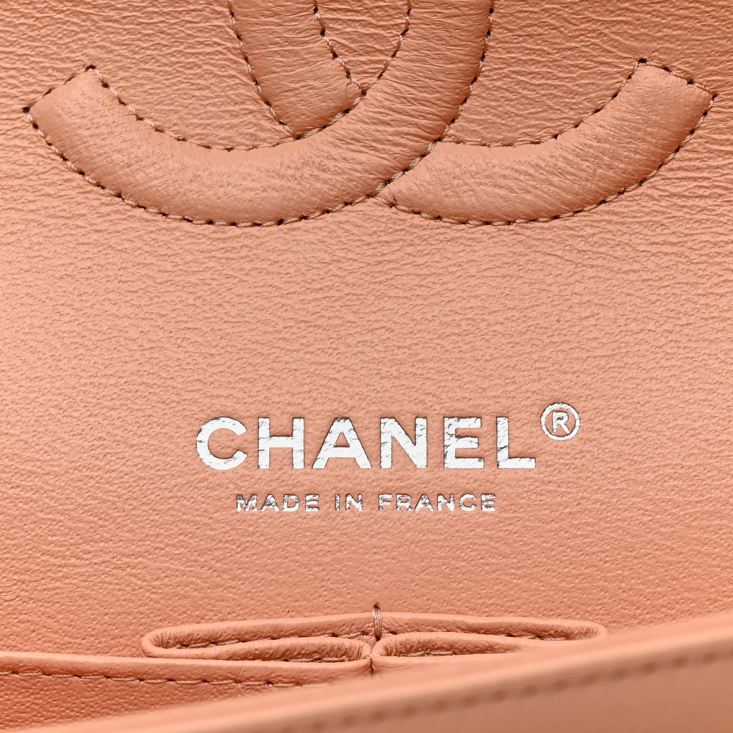 Lambskin Quilted Medium Double Flap Light Pink - Image 6