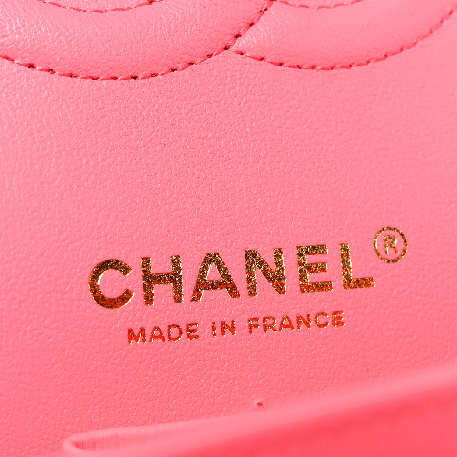 Lambskin Quilted Medium Double Flap Pink - Image 6