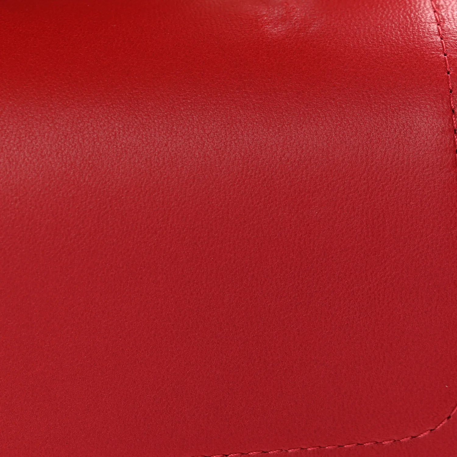 Lambskin Quilted Medium Double Flap Red - Image 12