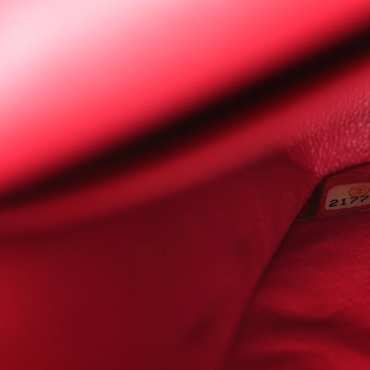Lambskin Quilted Medium Double Flap Red - Image 7
