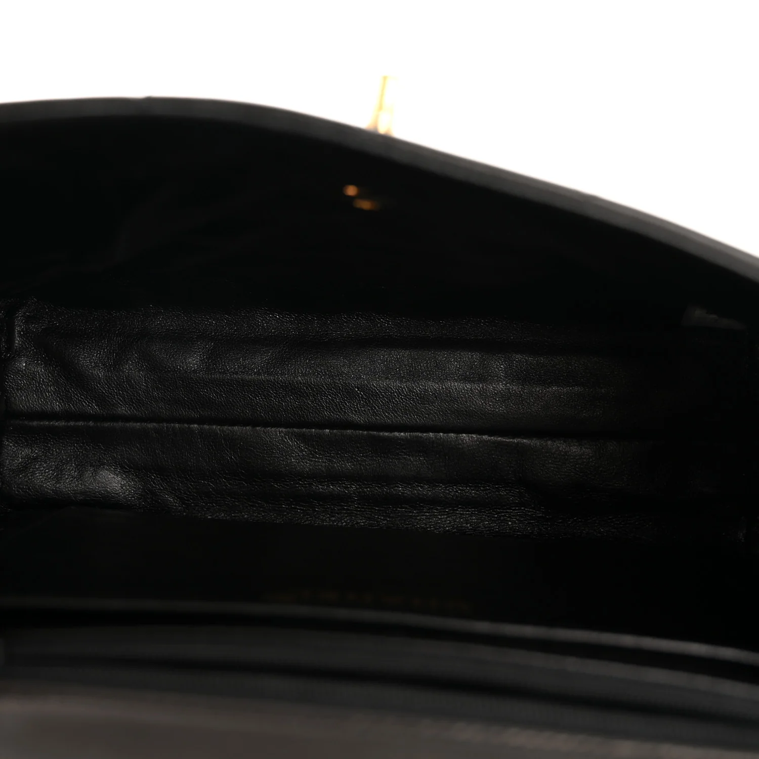 Lambskin Quilted Medium Kelly Flap Bag Black - Image 5