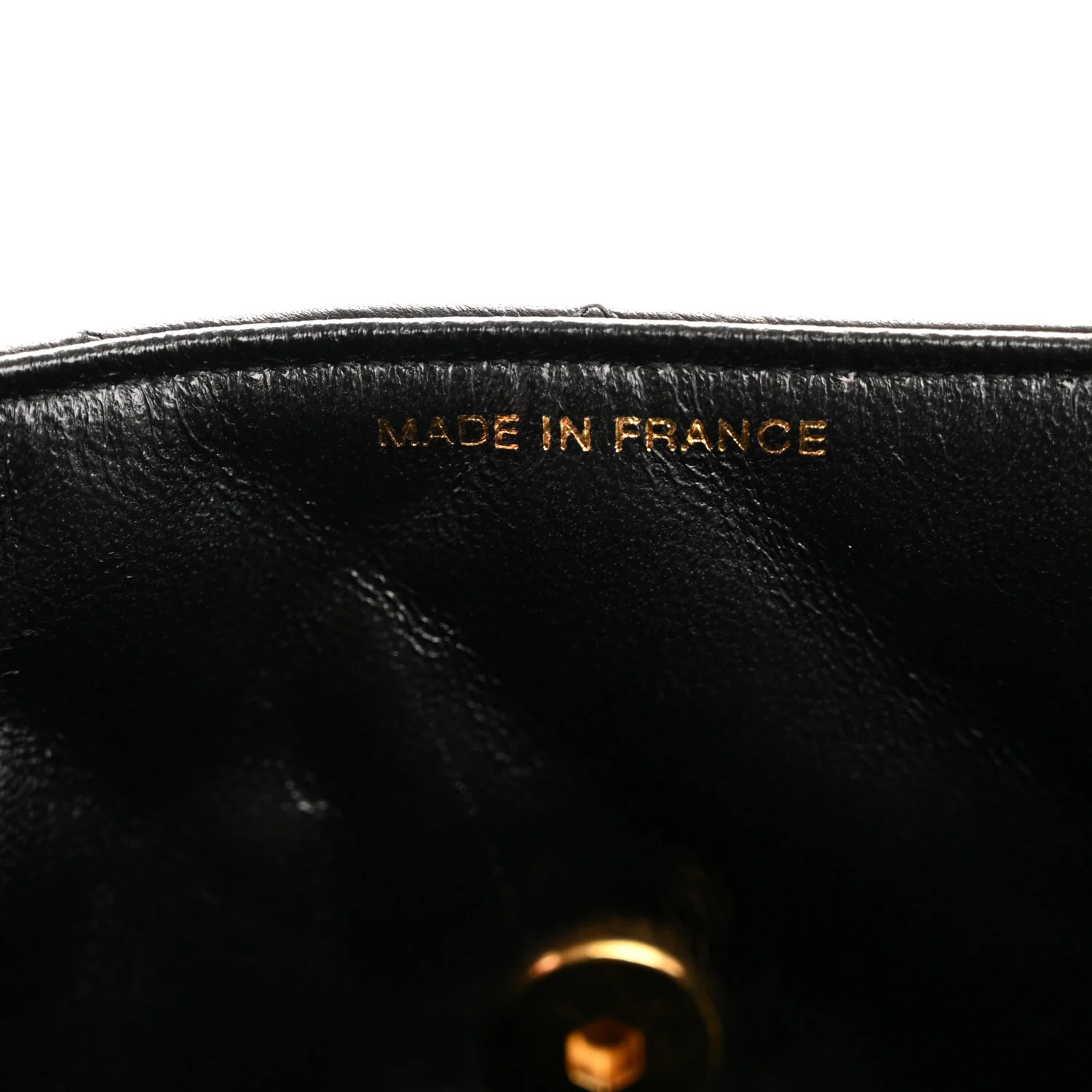 Lambskin Quilted Medium Kelly Flap Bag Black - Image 7