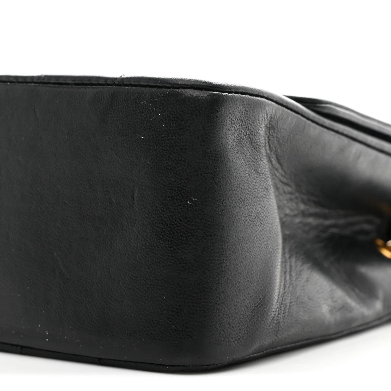 Lambskin Quilted Medium Single Flap Black - Image 11
