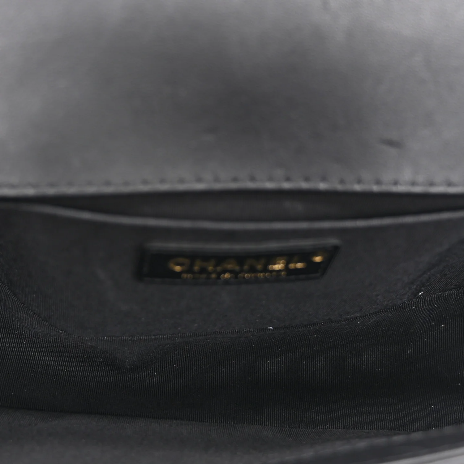 Lambskin Quilted Medium Top Handle Boy Flap Black - Image 5