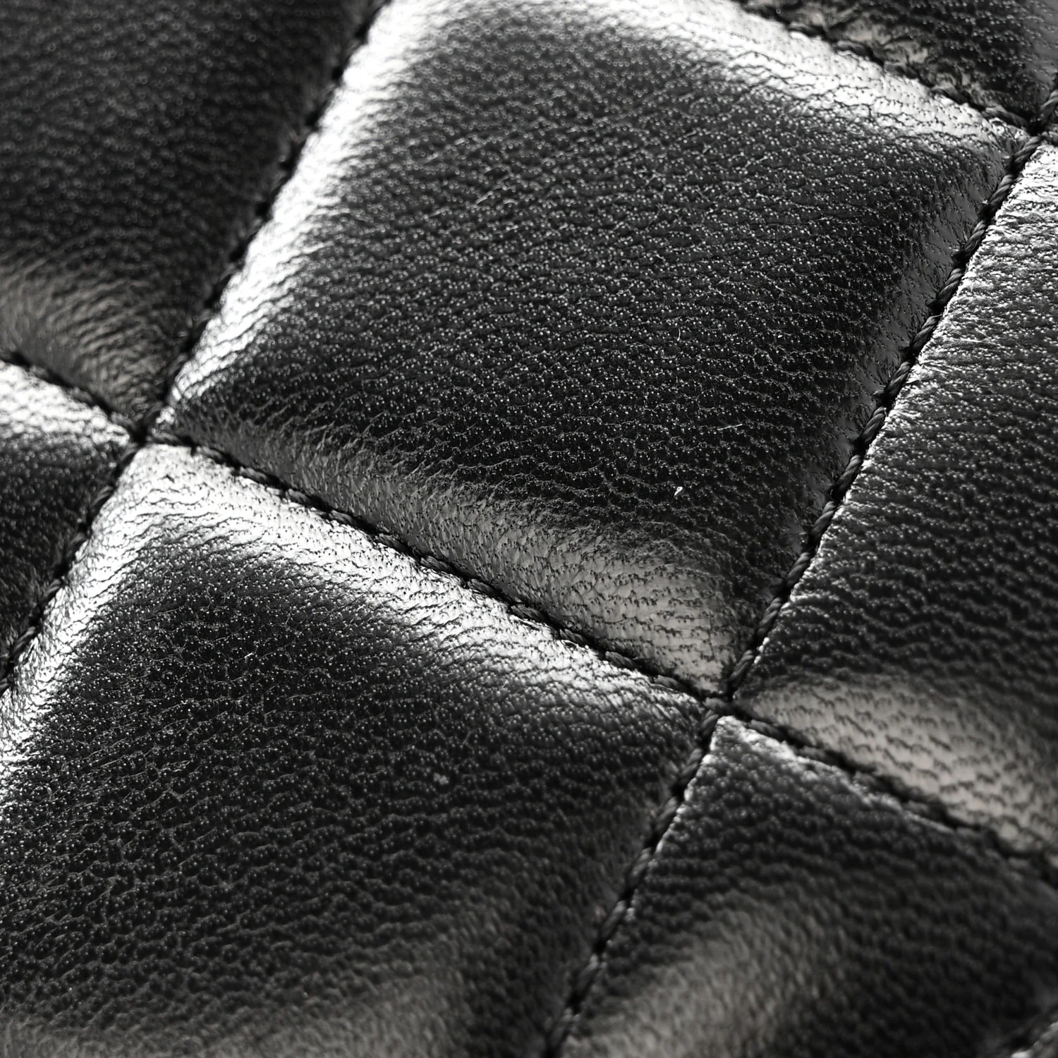 Lambskin Quilted Medium Trendy CC Flap Dual Handle Bag Black - Image 13