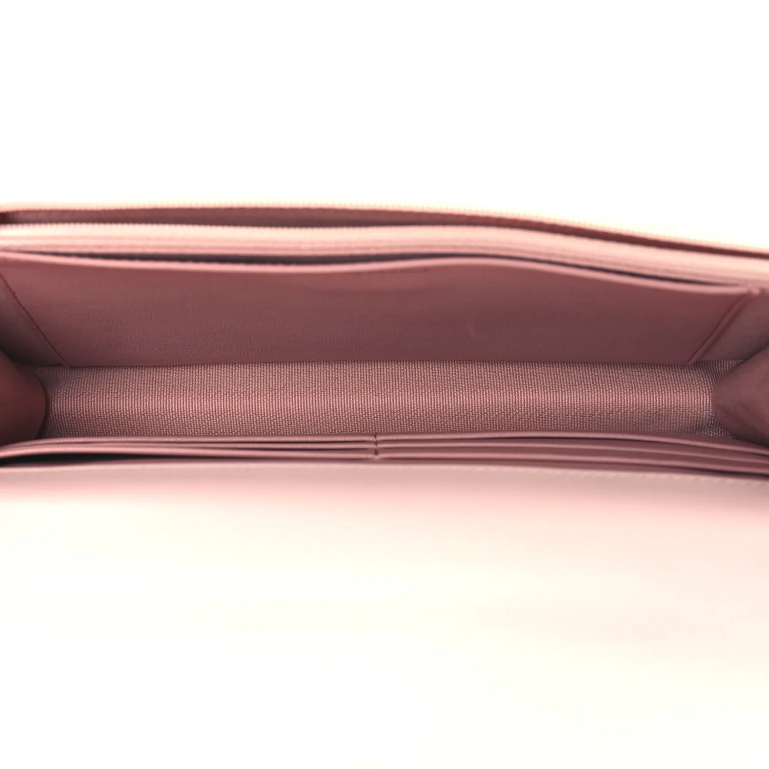 Lambskin Quilted Metal Enamel Flower Top Handle Wallet On Chain WOC Light Pink - Image 5