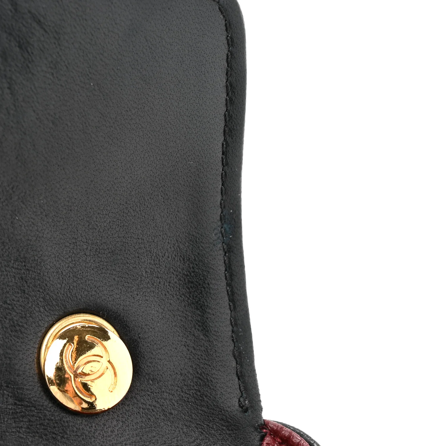 Lambskin Quilted Micro Mini Flap Bag Black - Image 15