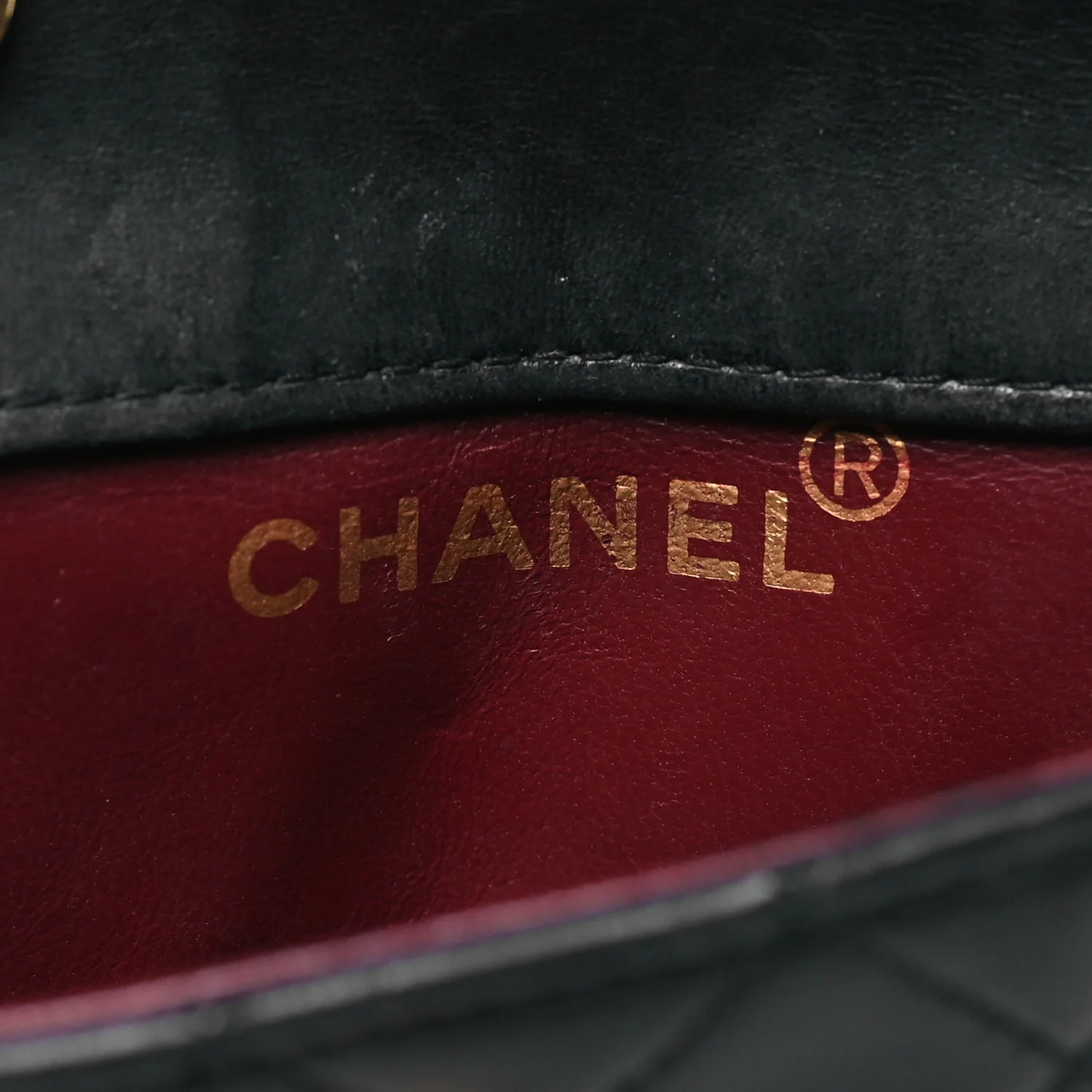 Lambskin Quilted Micro Mini Flap Bag Black - Image 5