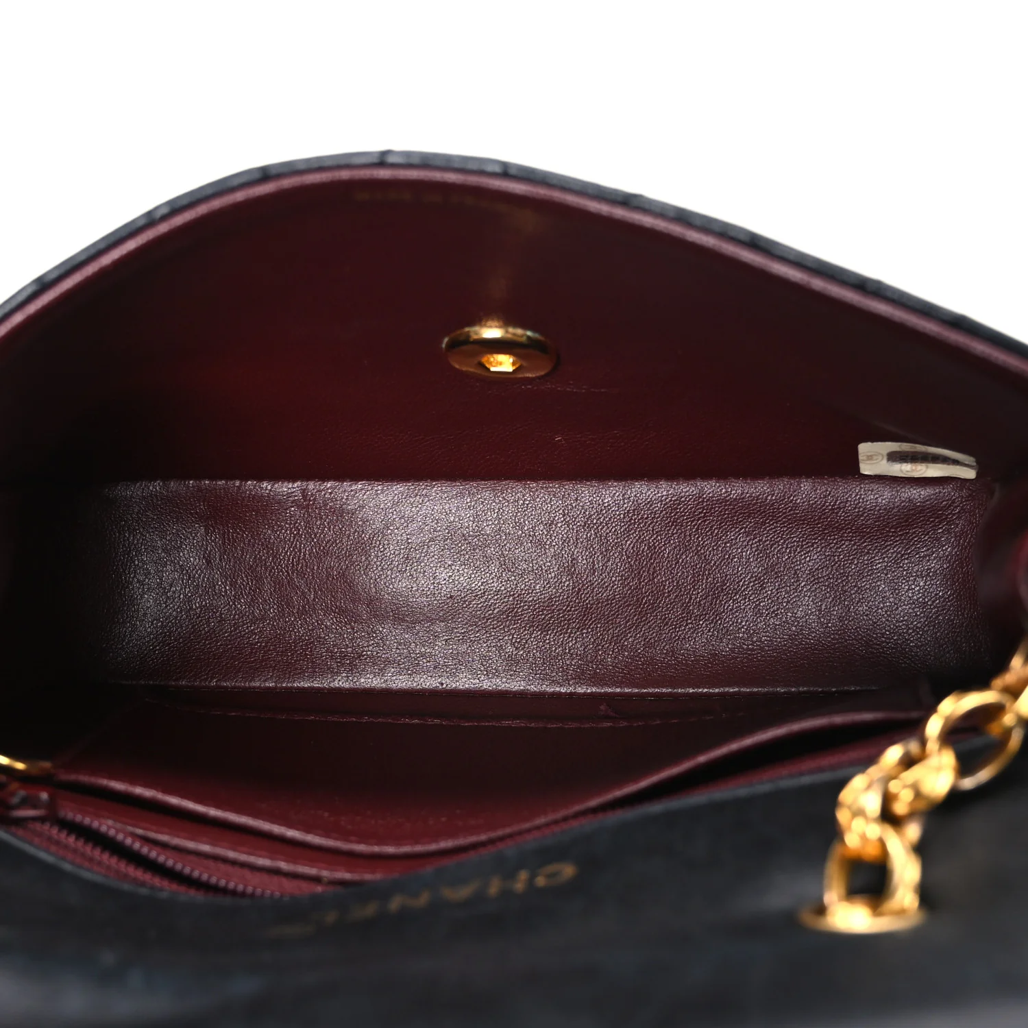 Lambskin Quilted Mini Bijoux Diana Flap Black - Image 5