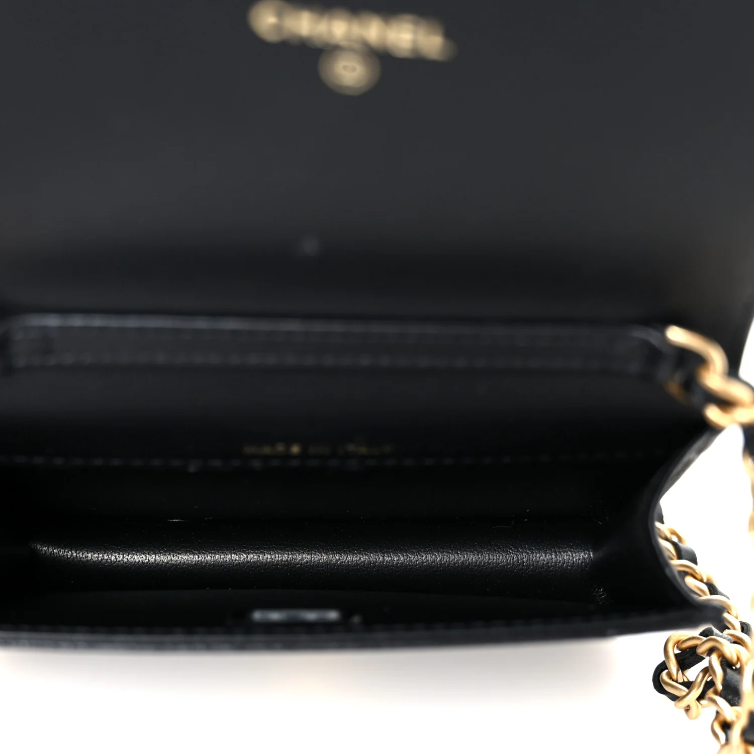 Lambskin Quilted Mini CC Flap Black - Image 5