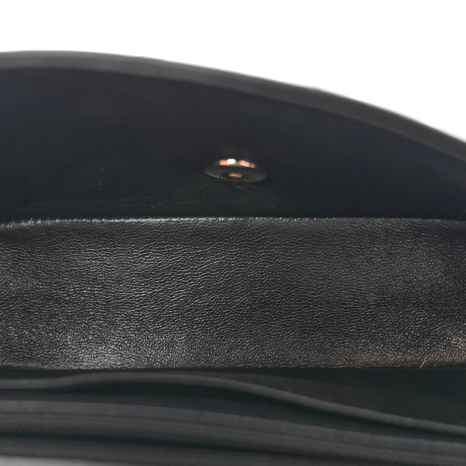 Lambskin Quilted Mini Coco Charms Rectangular Flap Black - Image 5