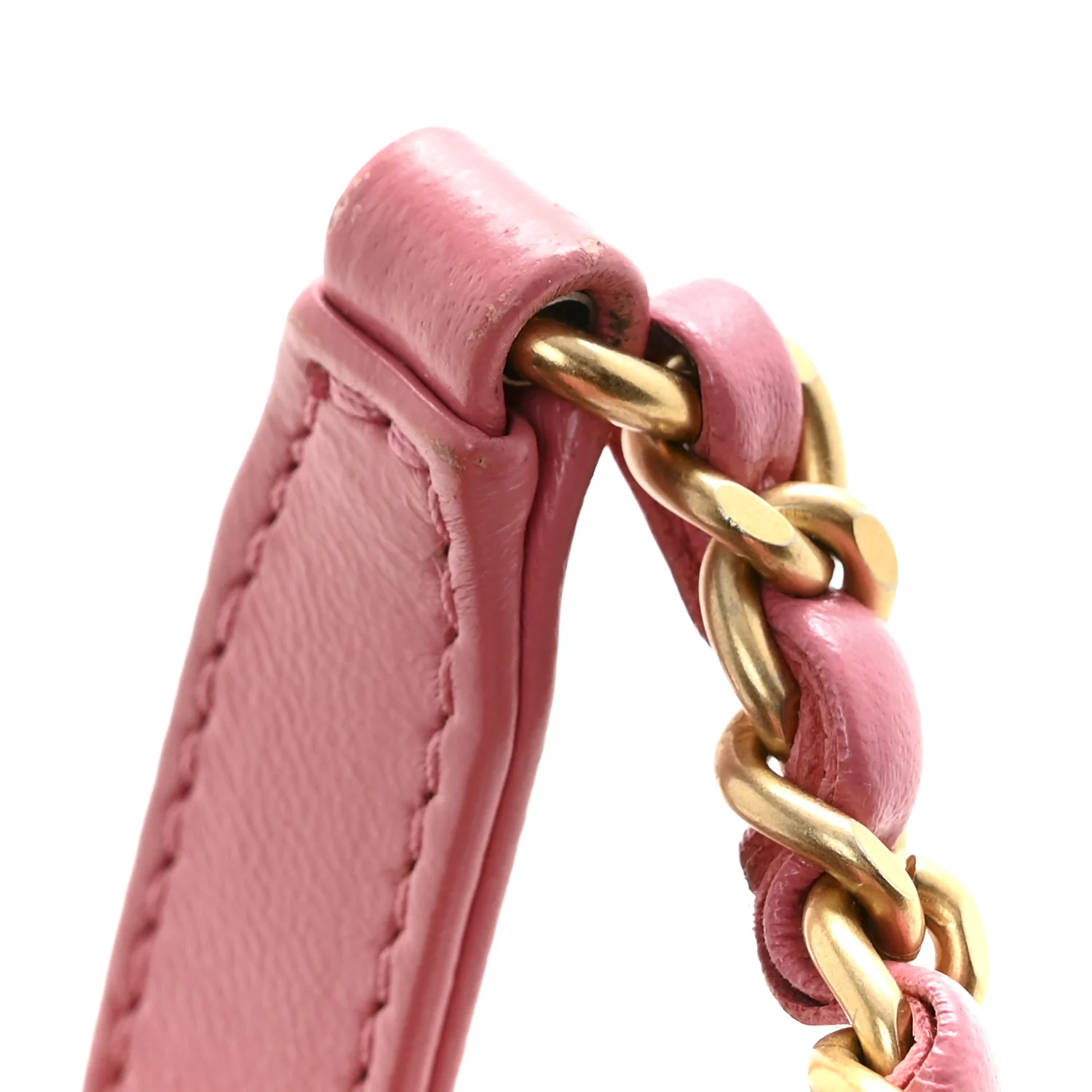 Lambskin Quilted Mini Crown Box Bag Pink - Image 14