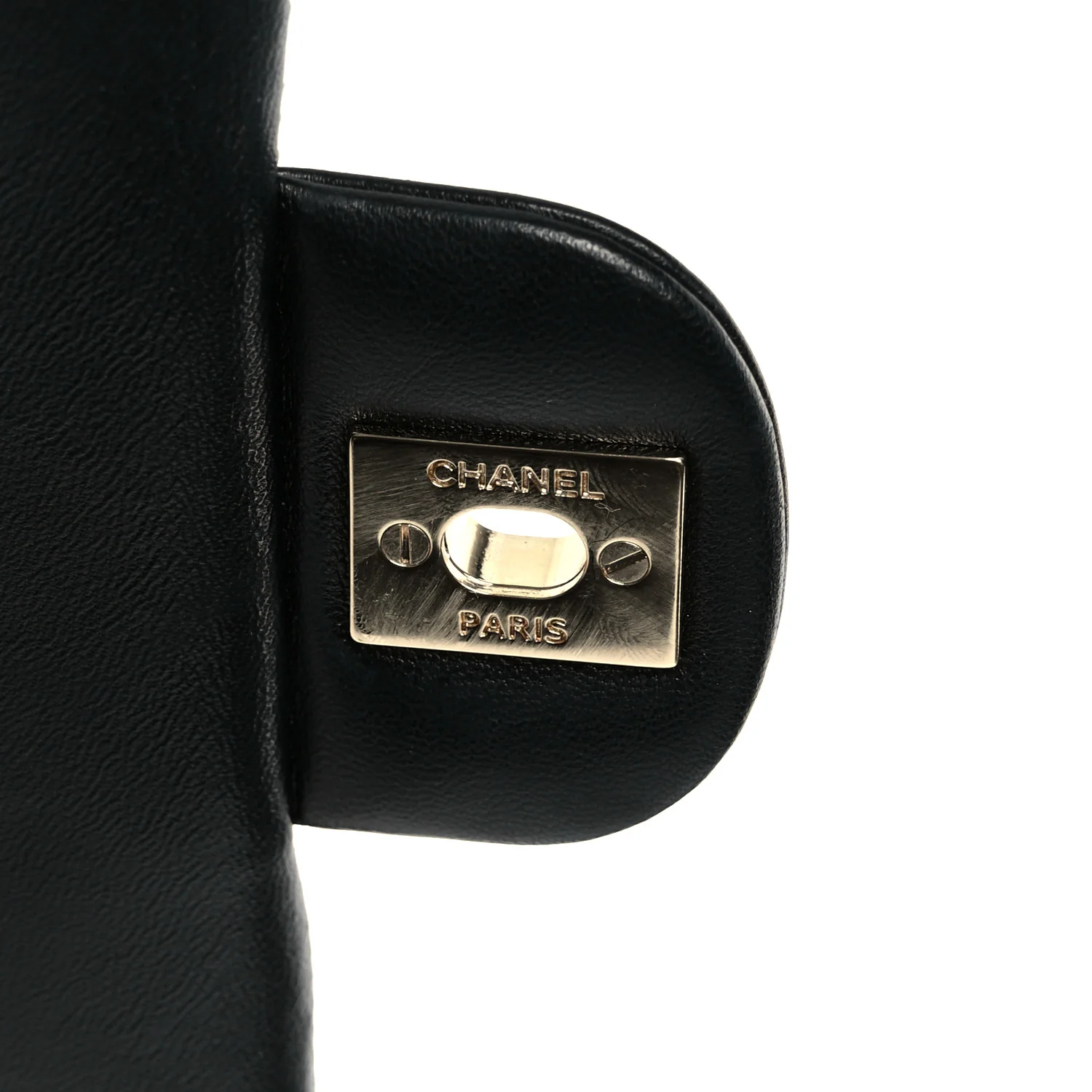 Lambskin Quilted Mini Rectangular Flap Black - Image 6