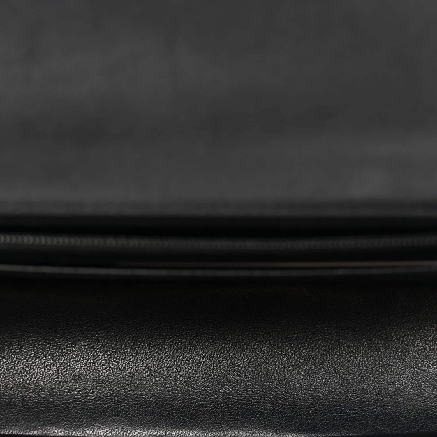 Lambskin Quilted Mini Rectangular Flap Black - Image 5