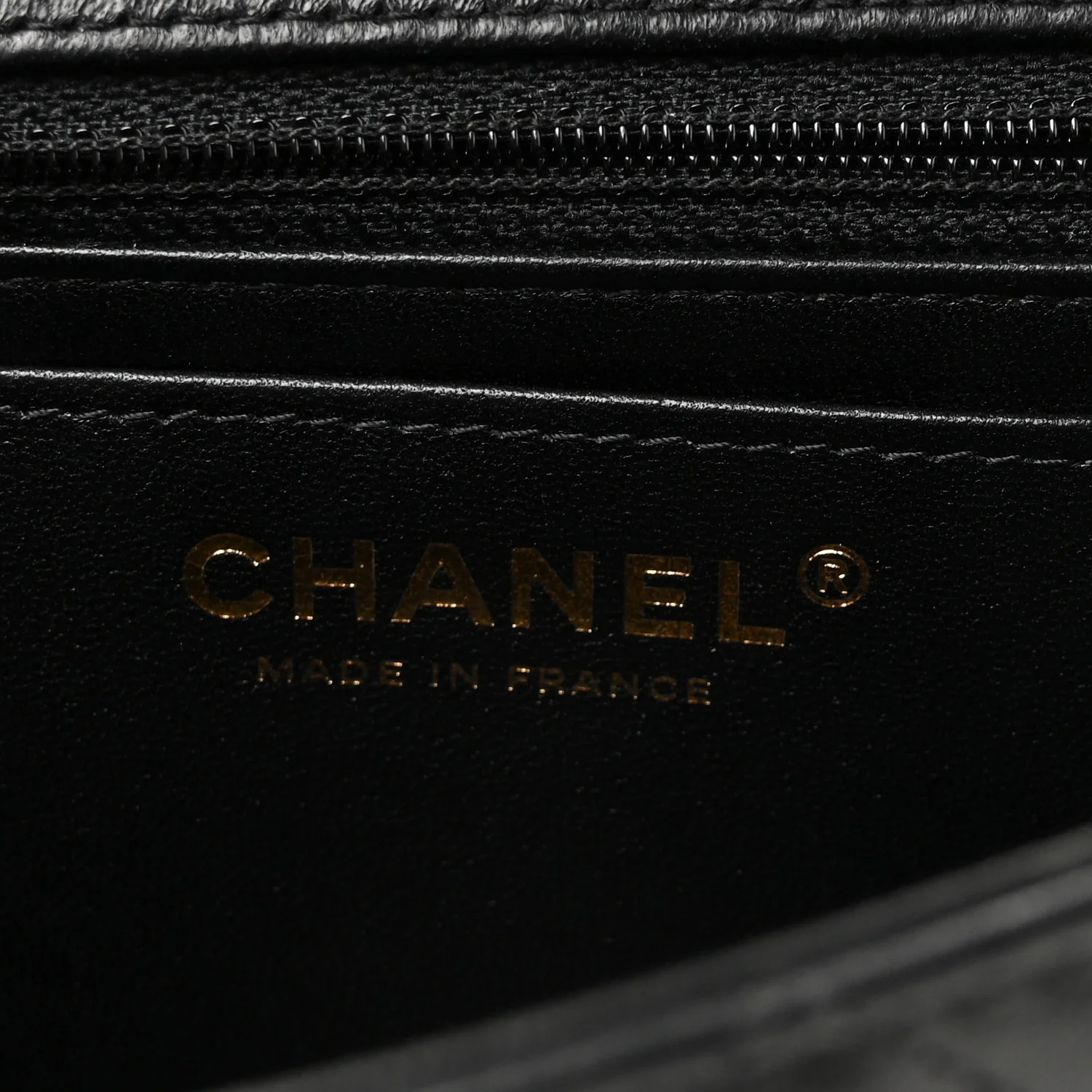 Lambskin Quilted Mini Rectangular Flap Black - Image 6