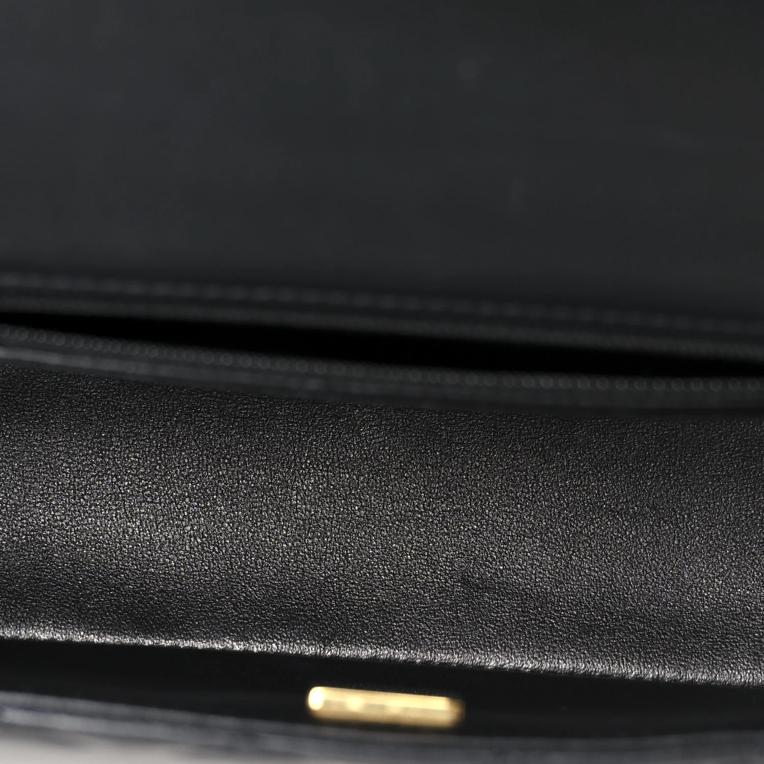 Lambskin Quilted Mini Rectangular Flap Black - Image 5
