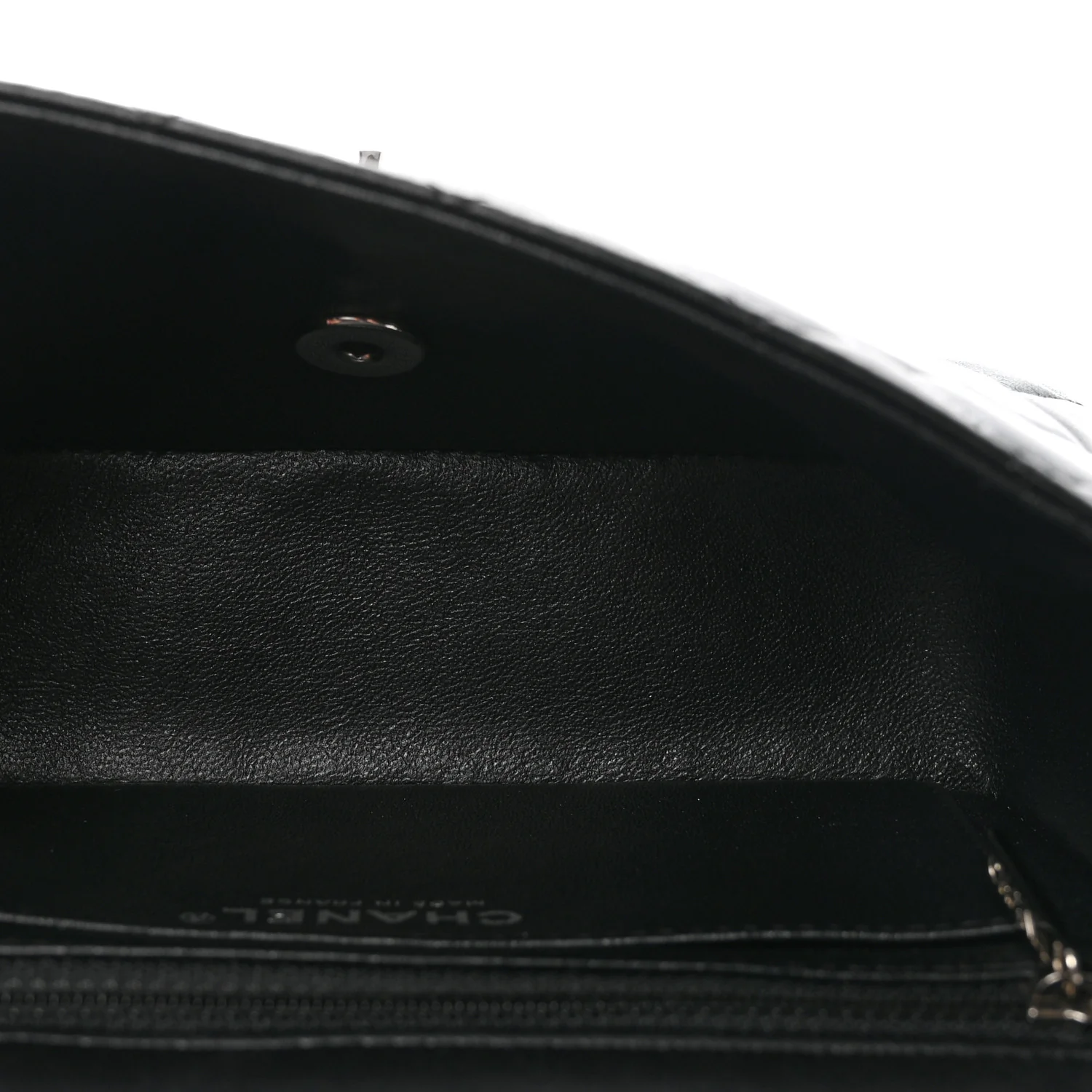 Lambskin Quilted Mini Rectangular Flap Black - Image 5
