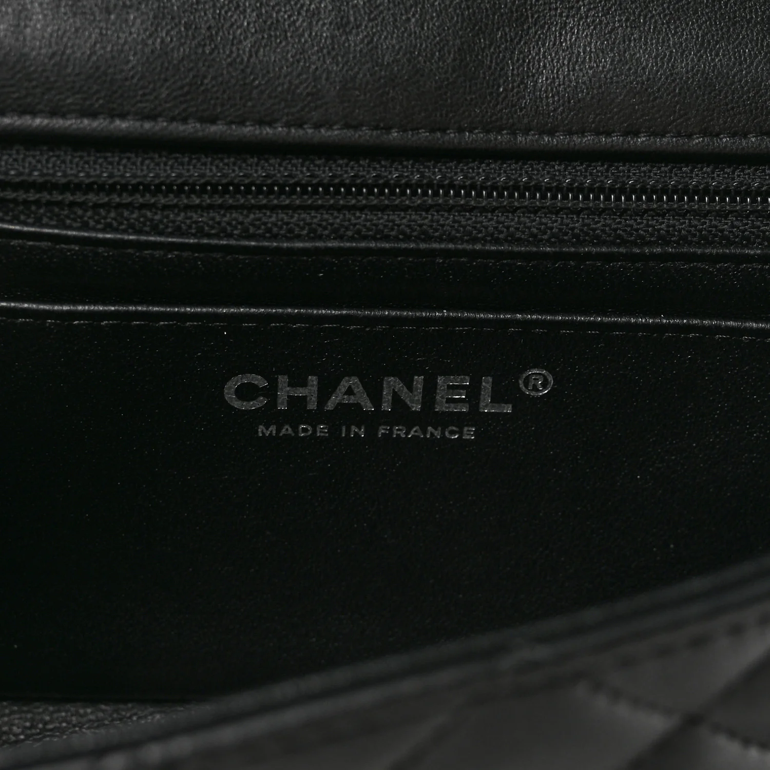 Lambskin Quilted Mini Rectangular Flap Black - Image 6