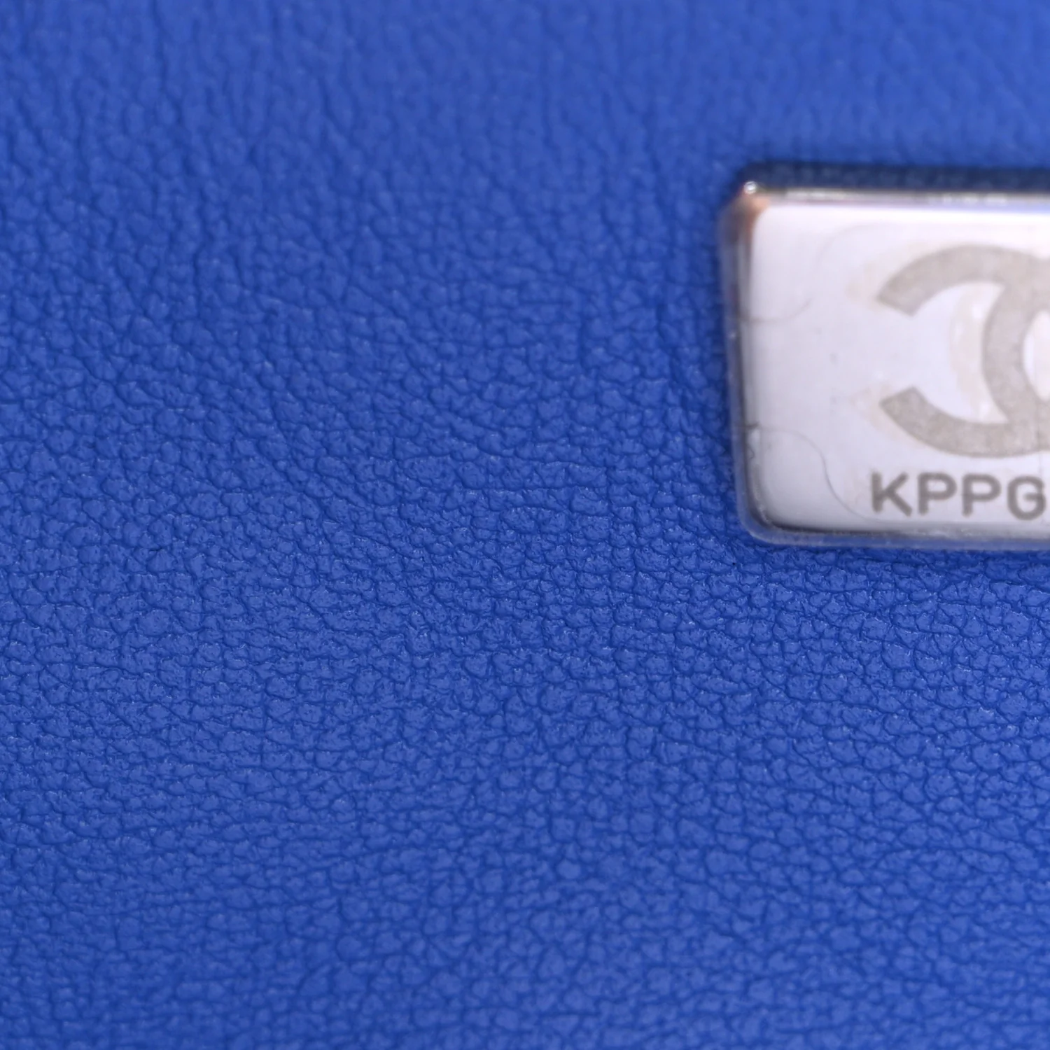 Lambskin Quilted Mini Rectangular Flap Blue - Image 7