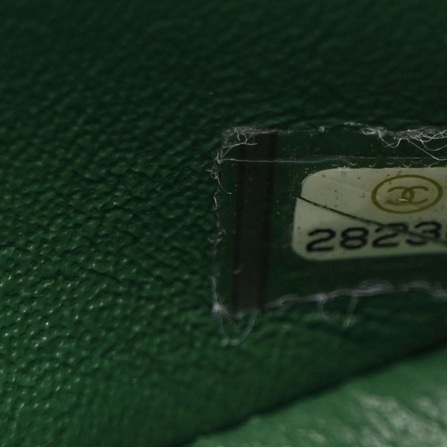 Lambskin Quilted Mini Rectangular Flap Dark Green - Image 7