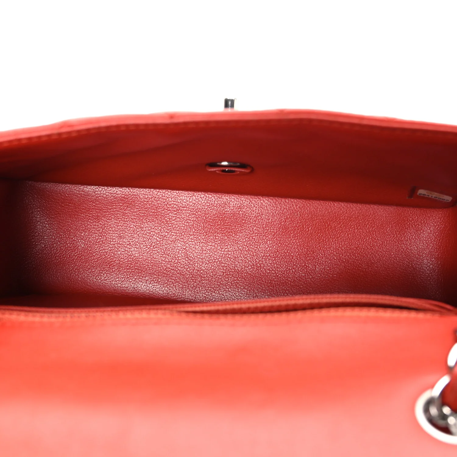 Lambskin Quilted Mini Rectangular Flap Red - Image 5