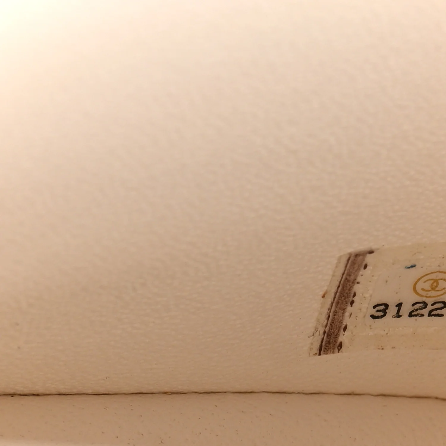 Lambskin Quilted Mini Rectangular Flap White - Image 7