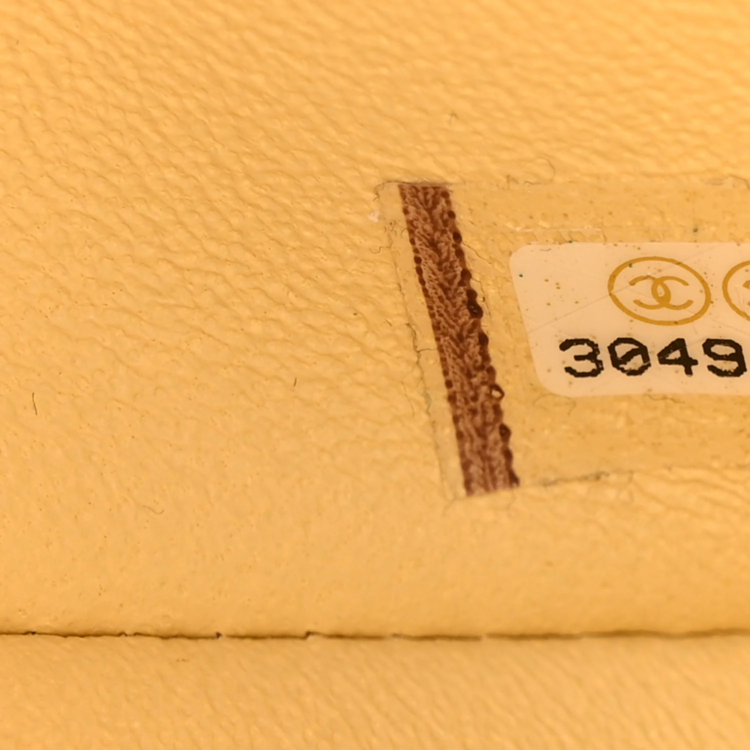 Lambskin Quilted Mini Rectangular Flap Yellow - Image 7