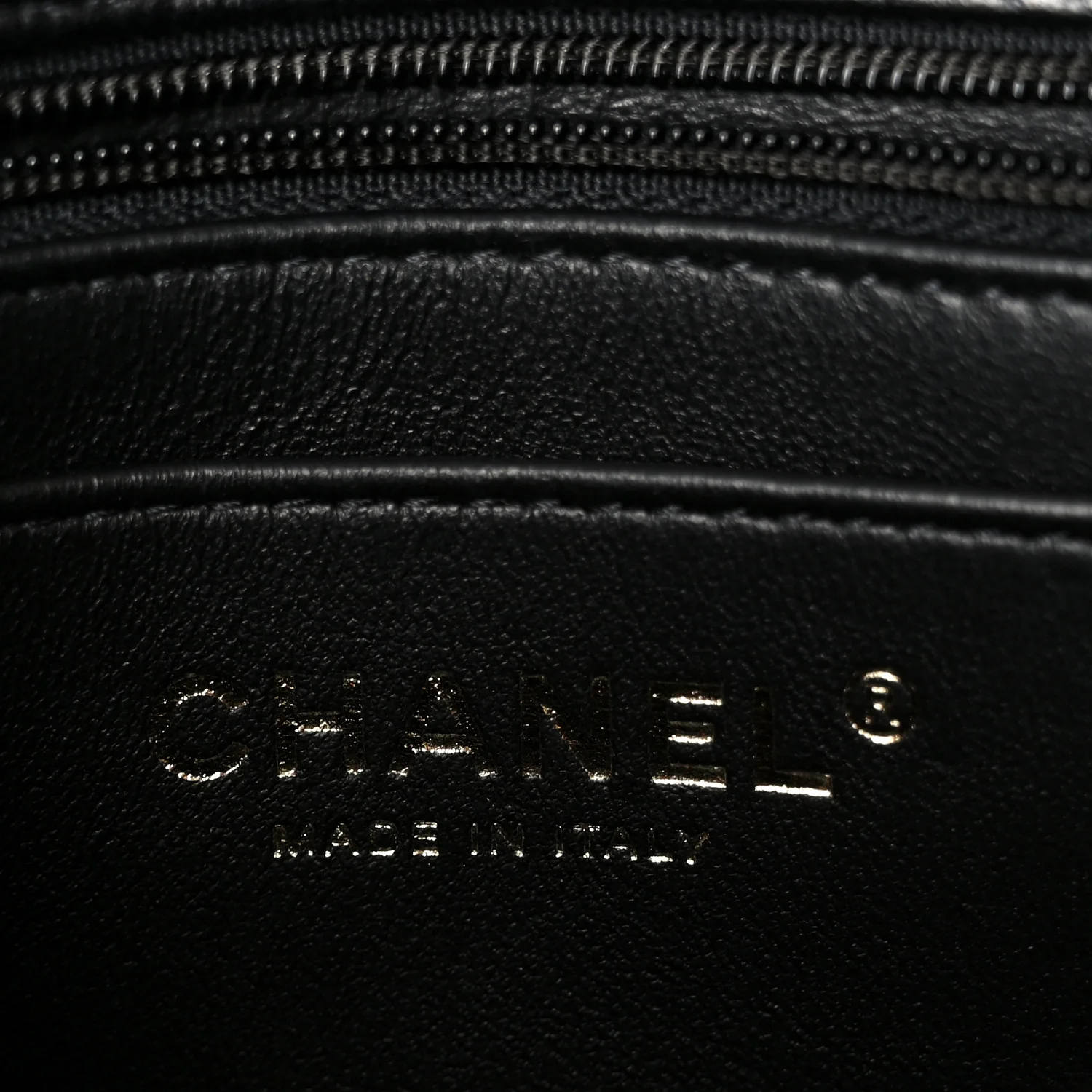 Lambskin Quilted Mini Square Flap Black - Image 7