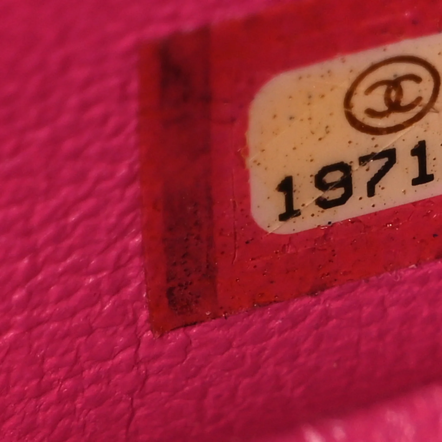 Lambskin Quilted Mini Square Flap Dark Pink - Image 7