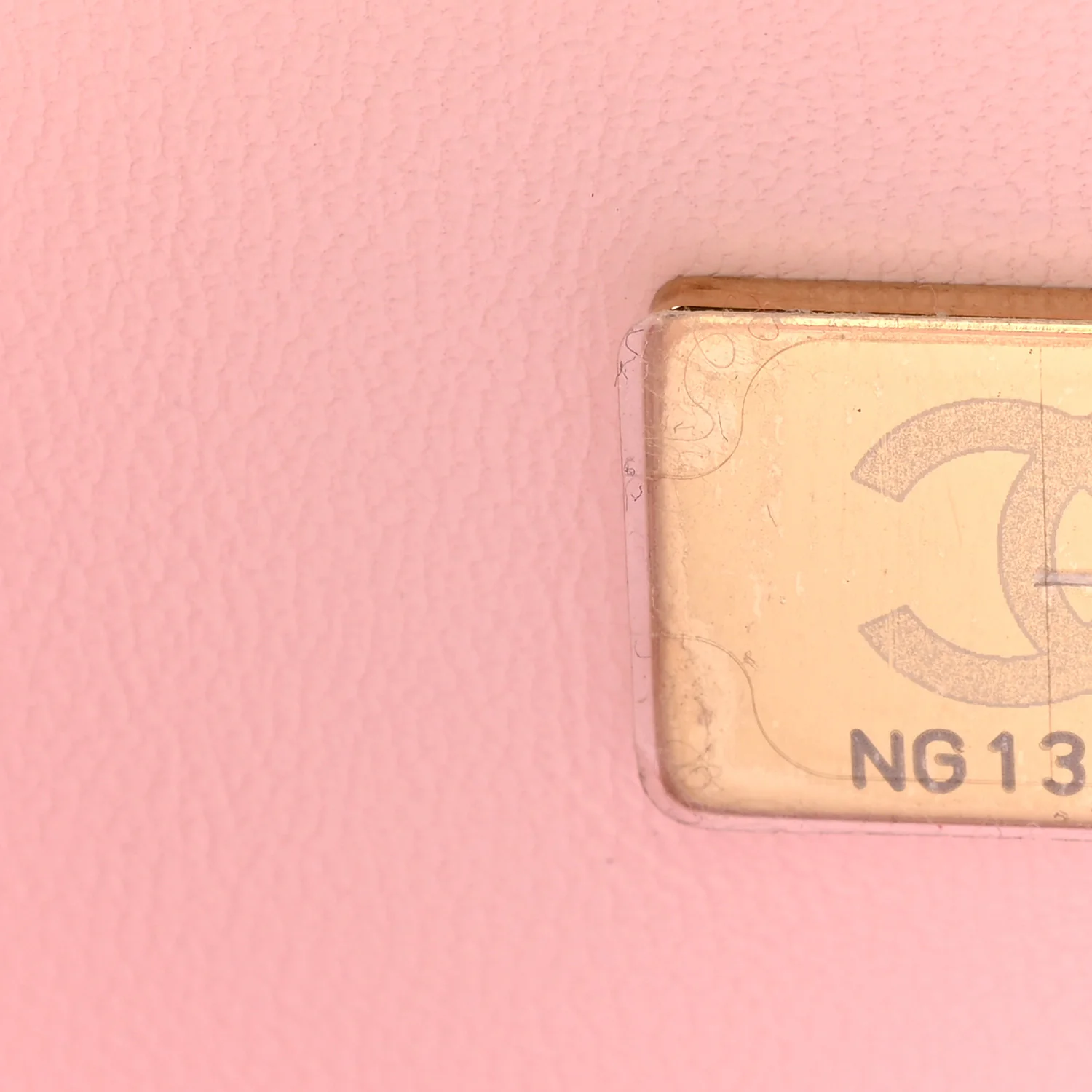 Lambskin Quilted Mini Square Flap Light Pink - Image 7