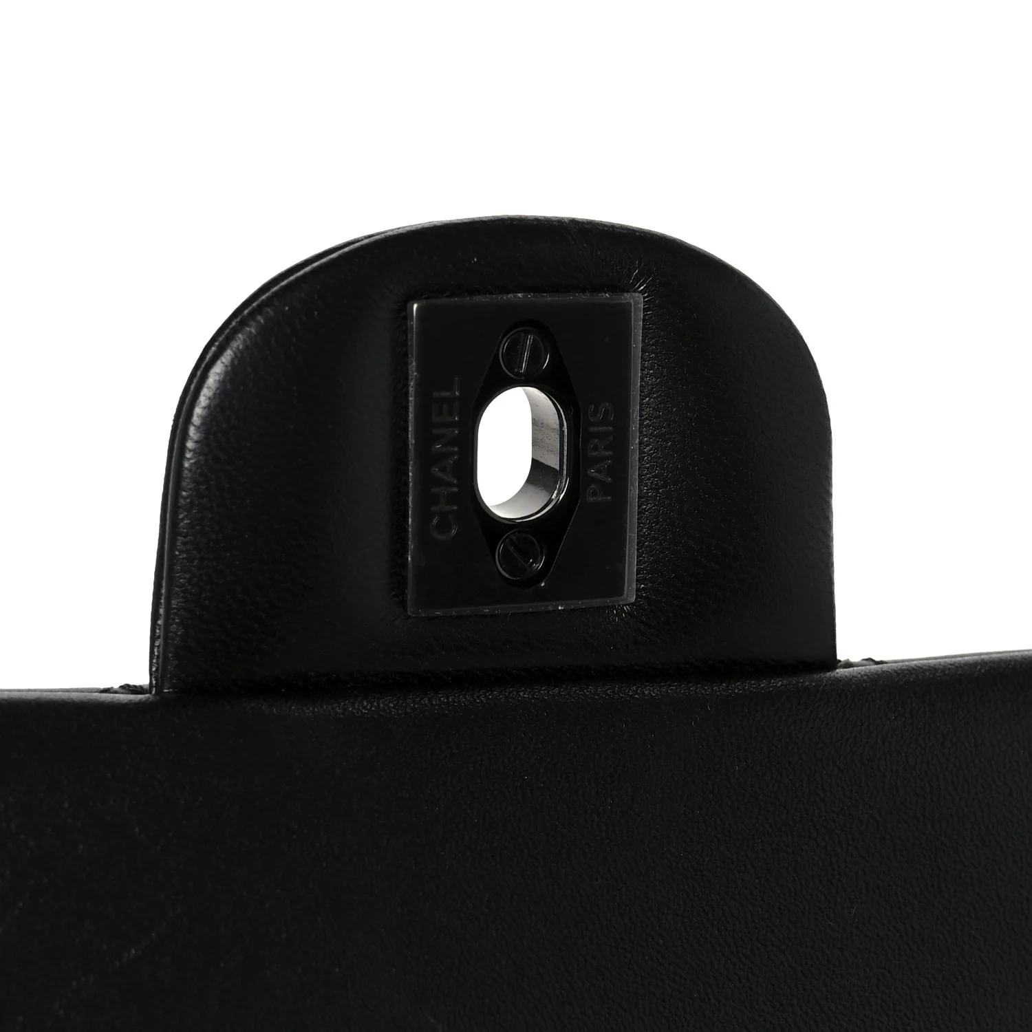 Lambskin Quilted Mini Top Handle Rectangular Flap So Black - Image 7