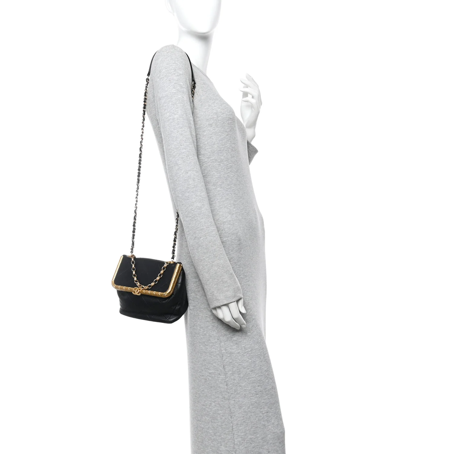 Lambskin Quilted My Crush Bag Black - Image 2