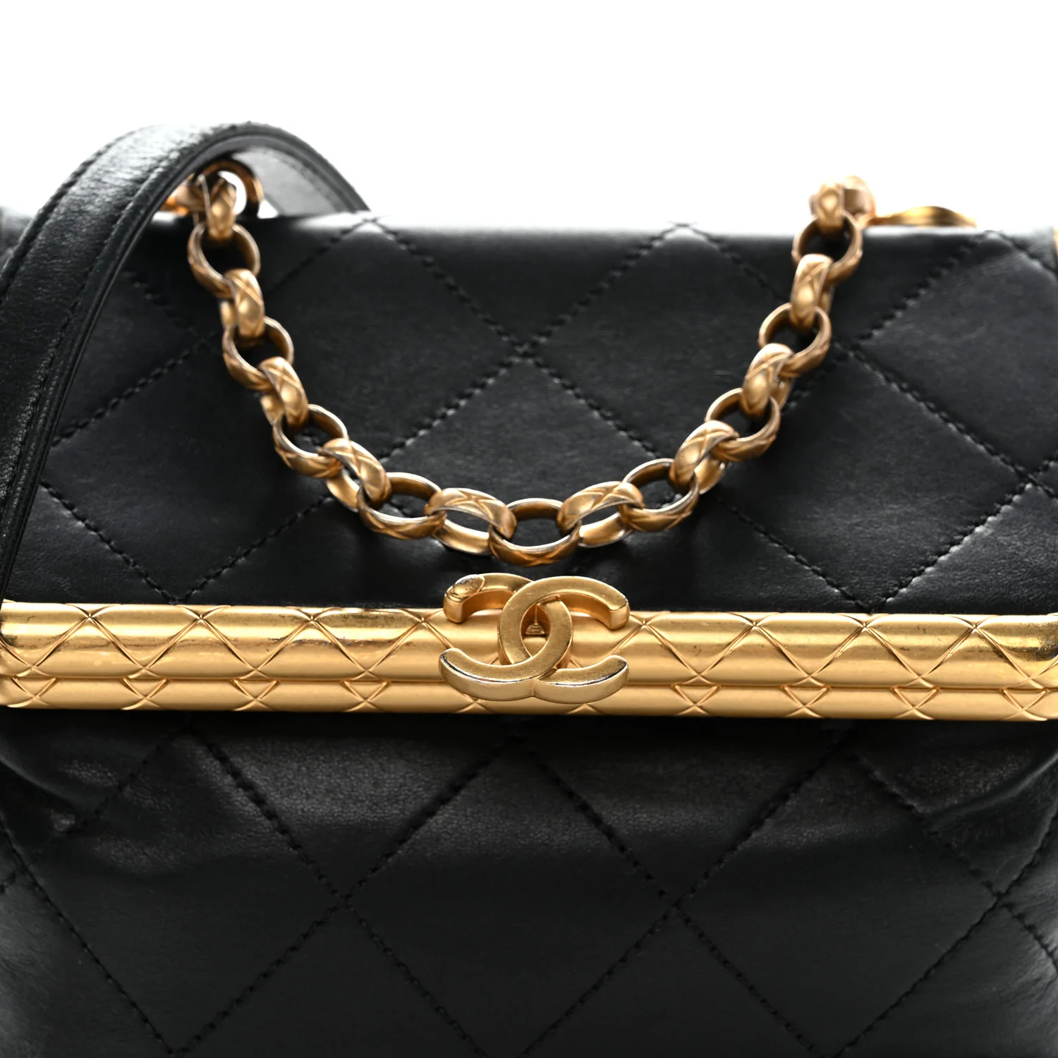 Lambskin Quilted My Crush Bag Black - Image 7