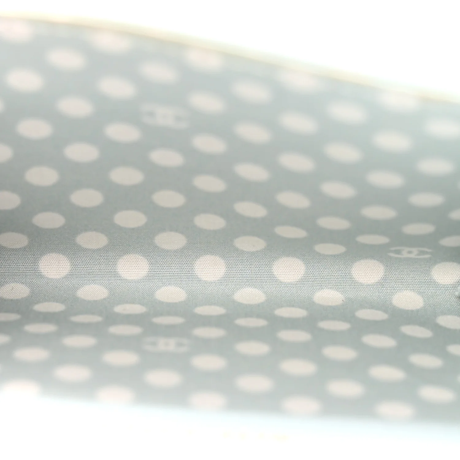 Lambskin Quilted Pearl CC Chanel Flap Card Holder Light Blue - Image 5